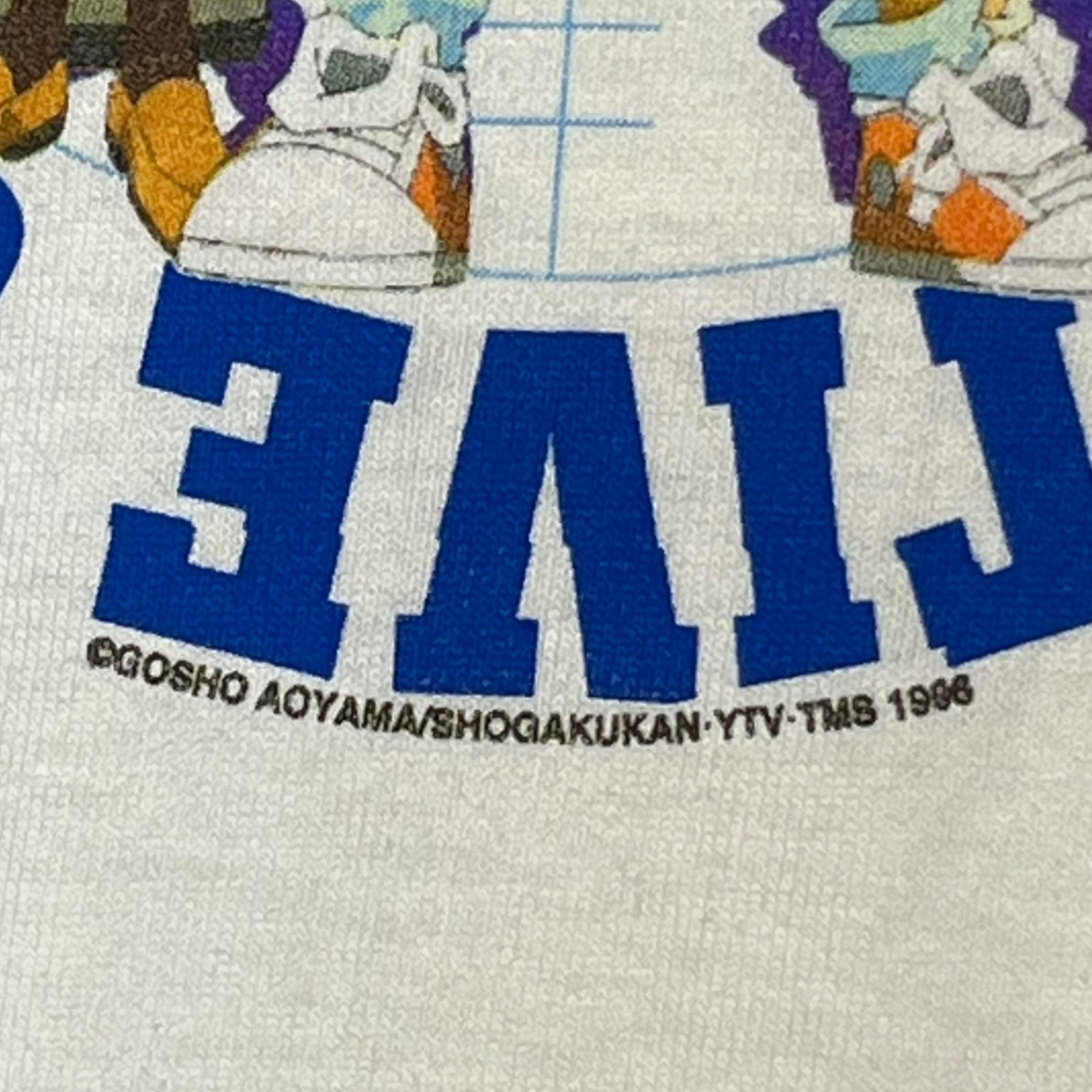 JERZEES(ジャージーズ) ©1996 名探偵コナン ヴィンテージ アニメ Tシャツ L ホワイト 90's 90年代