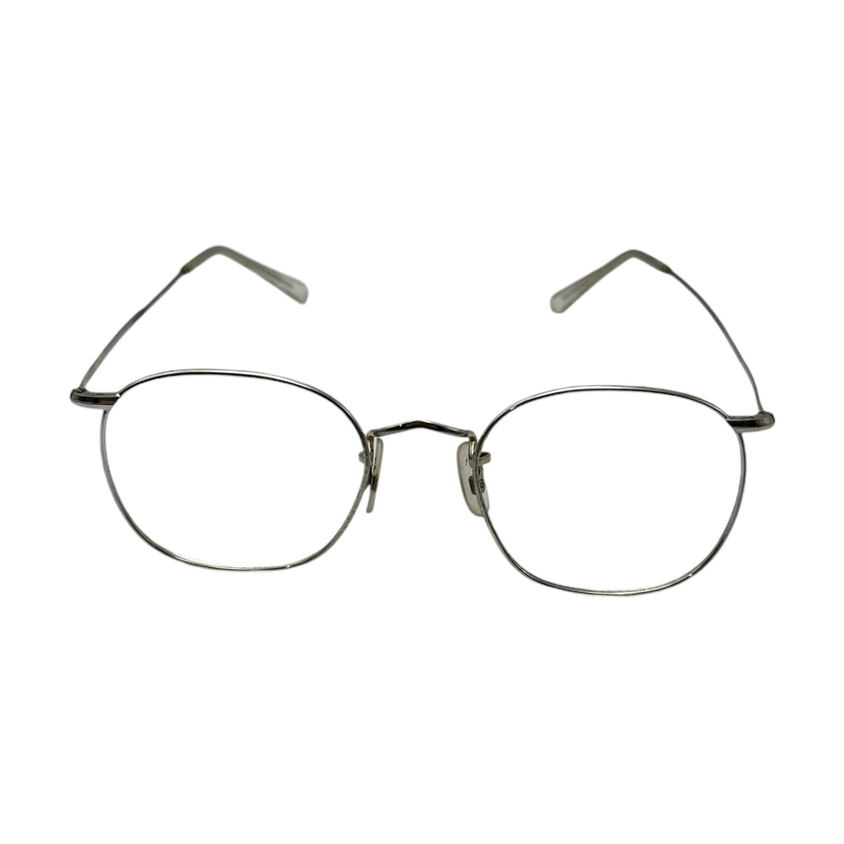SAVILE ROW(サヴィル ロウ) 1970’s 14KT metal frame glasses GF メタル フレーム メガネ シルバー 眼鏡 70年代 ヴィンテージ