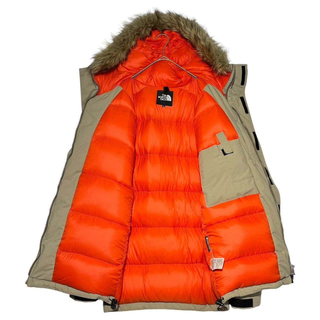 THE NORTH FACE(ノースフェイス) MCMURDO PARKA マクマード パーカー ダウンジャケット ND91310 XL ベージュ