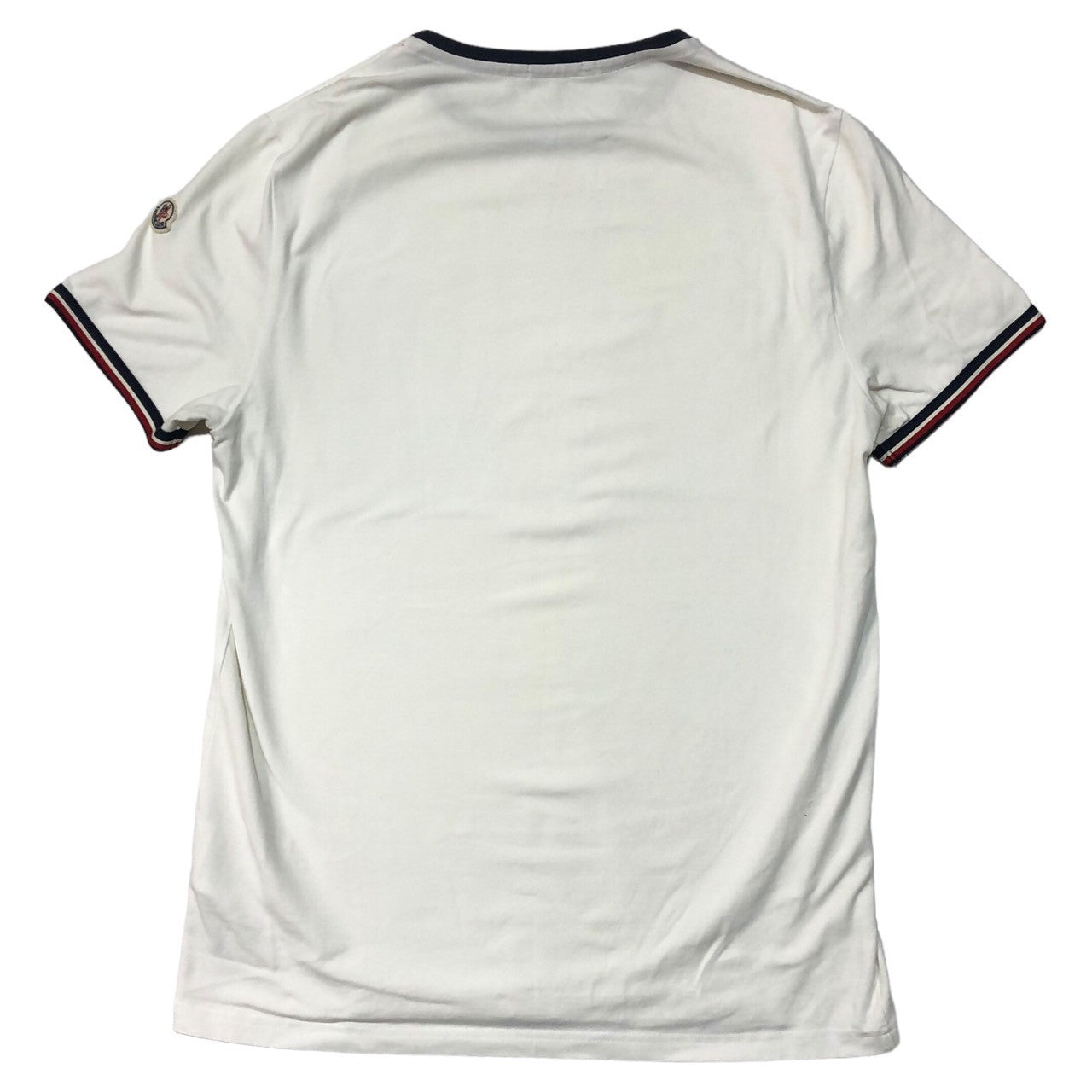 MONCLER(モンクレール) MAGLIA SLIMFIT/ロゴリンガーTシャツ B10918005900 L ホワイト