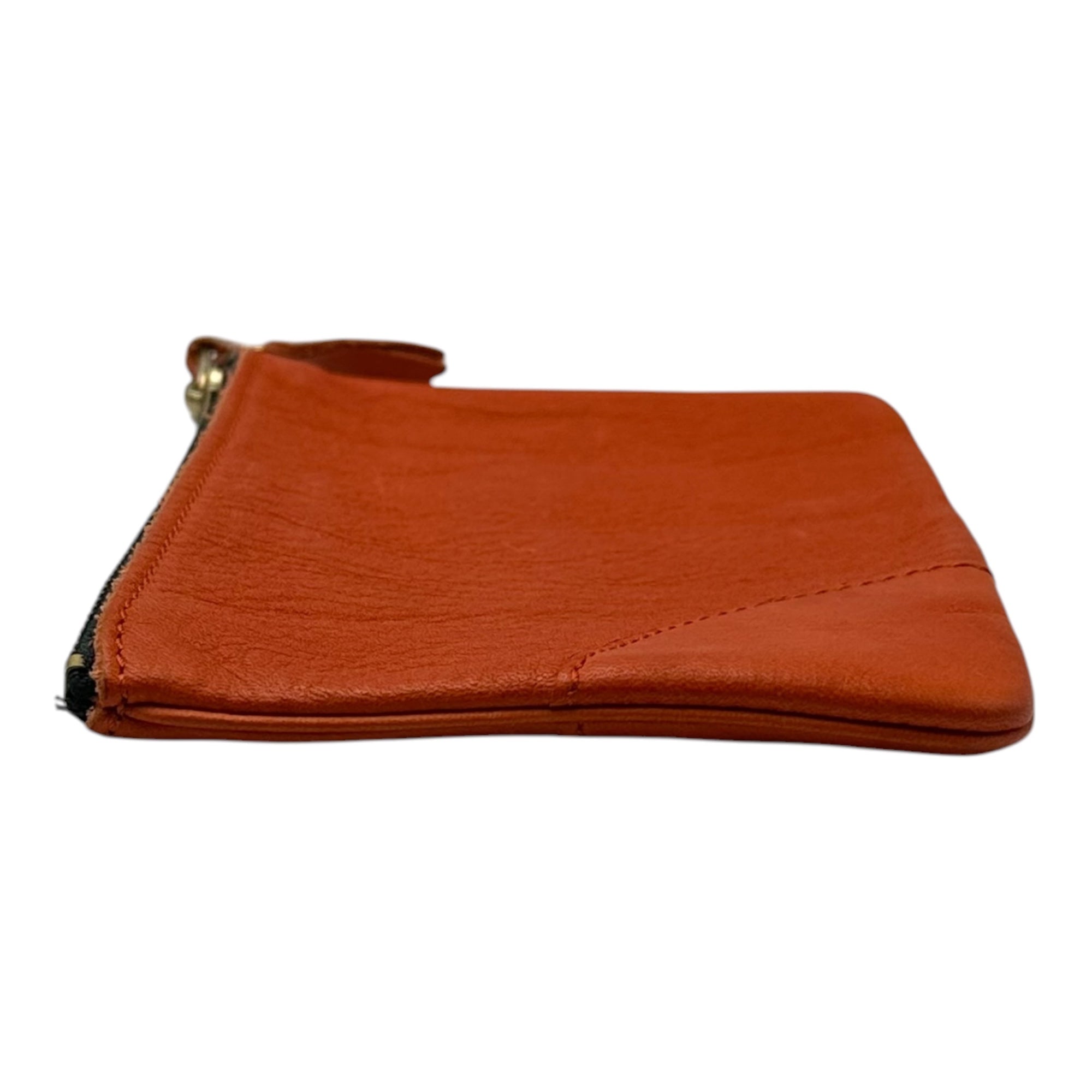 COMME des GARCONS(コムデギャルソン) WASHED WALLET ZIP POUCH ウォッシュド ウォレット ジップ ポーチ SA8100WW FREE オレンジ