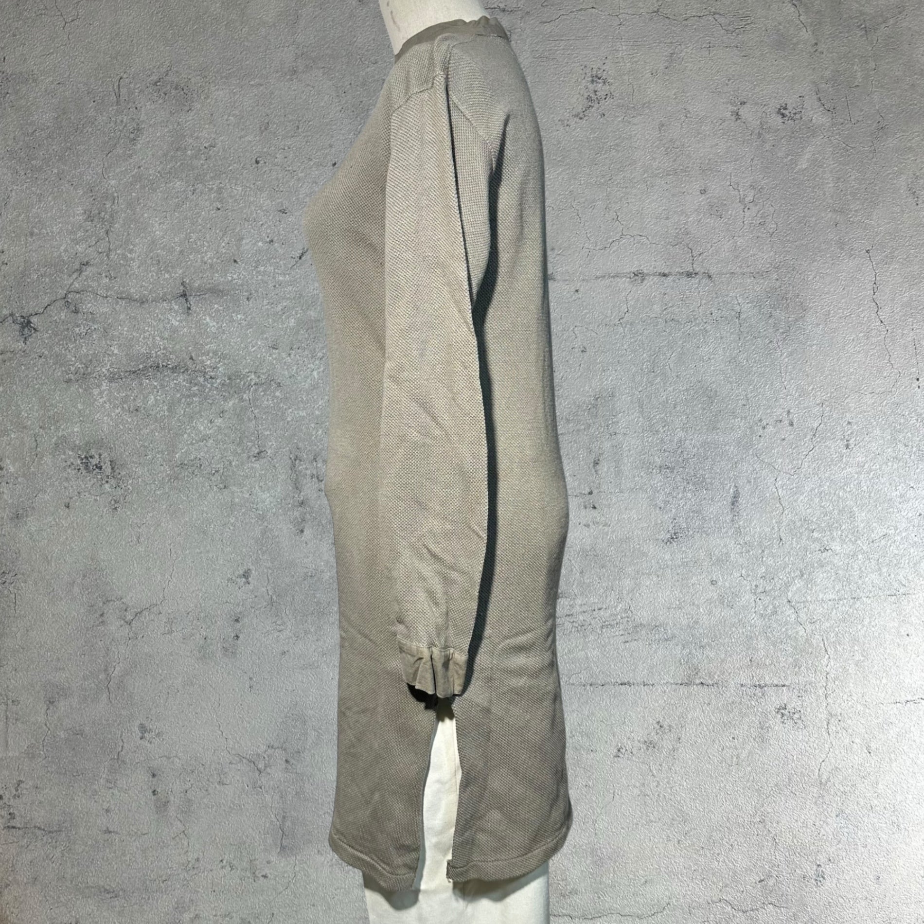 vintage(ヴィンテージ) Swedish Army Waffle Thermal Long Shirt スウェーデン軍 ワッフル サーマル ロングシャツ グレー