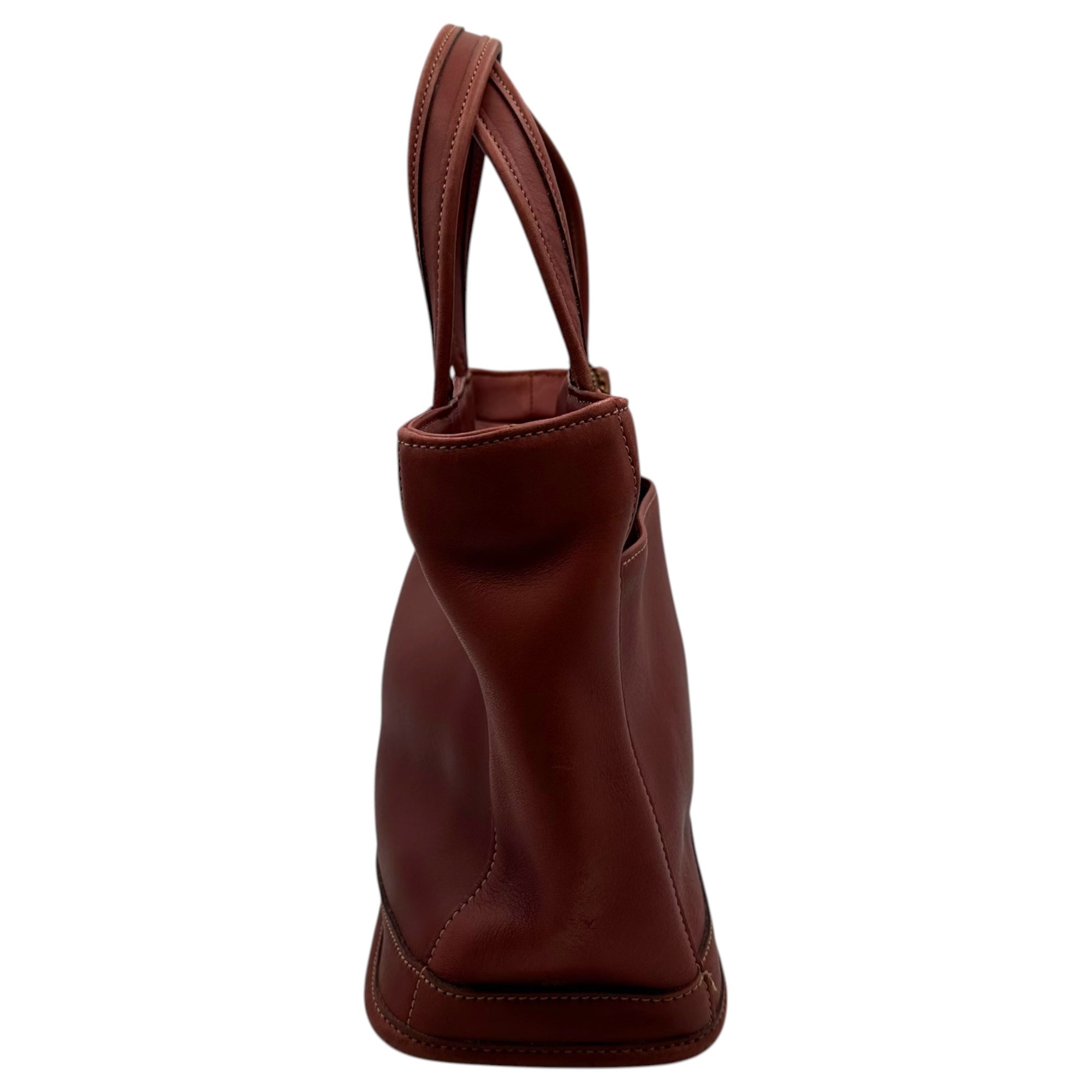 COACH(コーチ) Leather Handbag レザー ハンド バッグ D9303 レッド OLD
