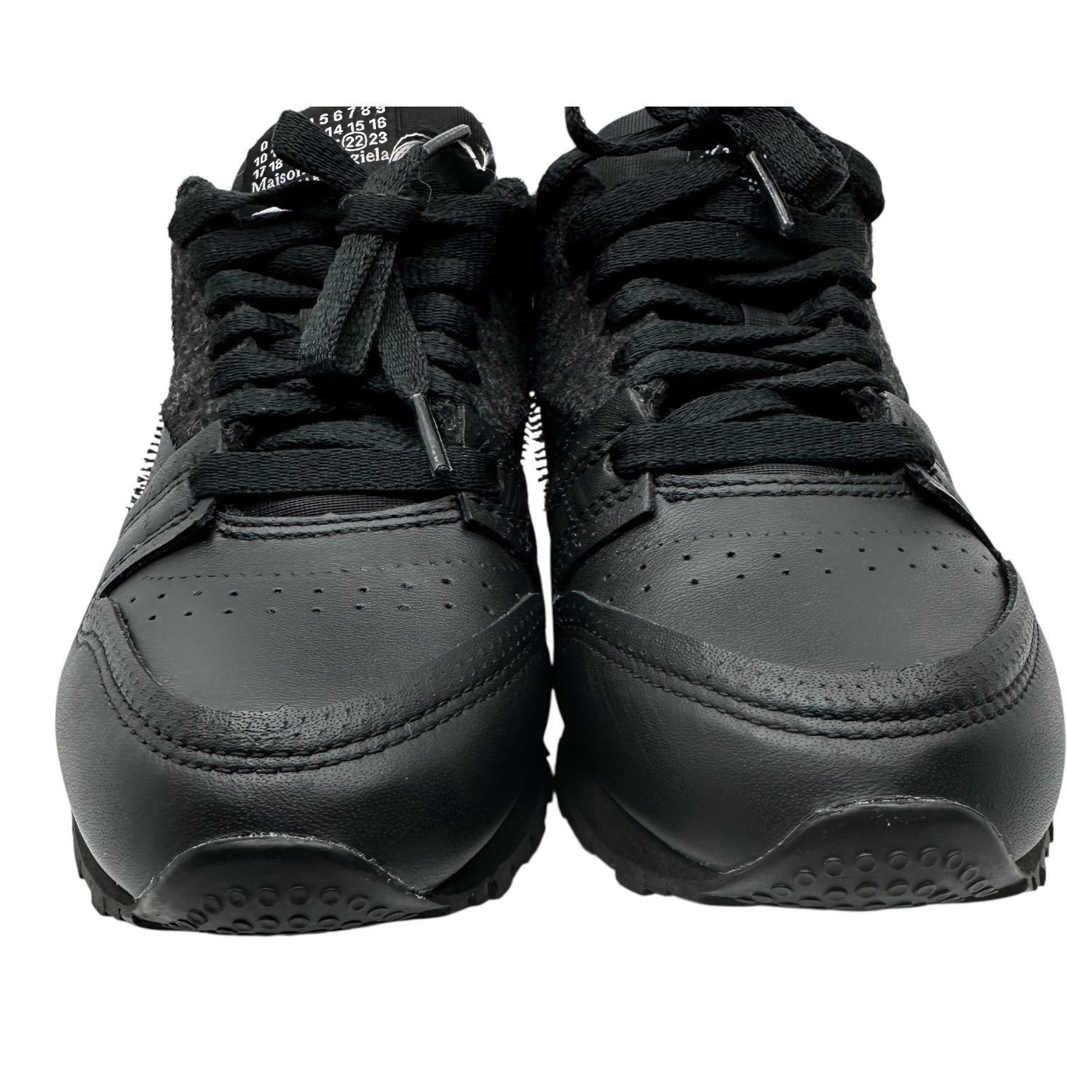 MAISON MARGIELA×Reebok(メゾンマルジェラ×リーボック) Project 0 CL Memory Of "Black" プロジェクト 0 クラシック メモリー オブ GW5014 24cm ブラック コラボ スニーカー