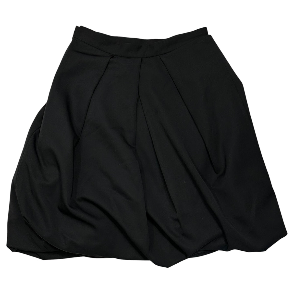 COMME des GARCONS NOIR(コムデギャルソンノアール) 1990's Wool Gabardine Balloon Skirt ウール ギャバジン バルーン スカート AS-11007S S ブラック AD1990 90s アーカイブ