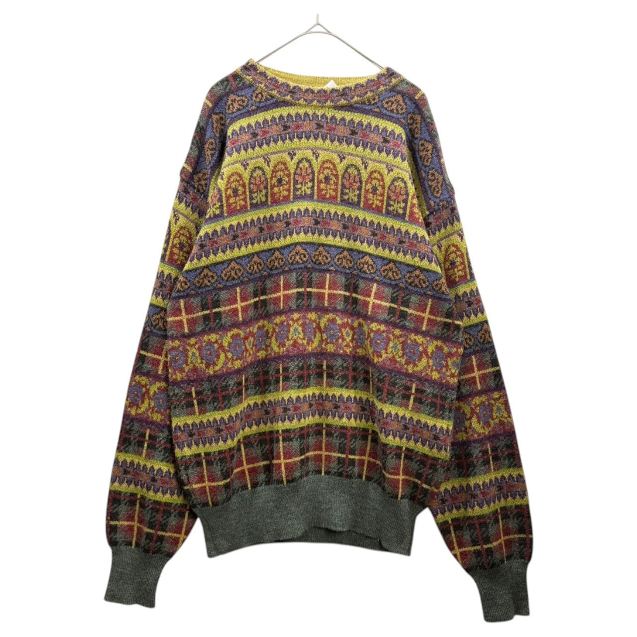 KENZO(ケンゾー) 1980's~1990's All-over pattern Alpaca wool knit 総