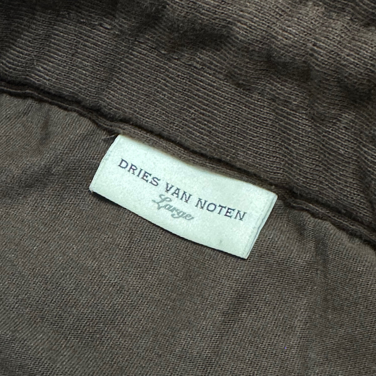 DRIES VAN NOTEN(ドリスヴァンノッテン) HAMA Baggy Wide-Leg Sweat Pants バギー ワイド スウェット パンツ L ブラウン