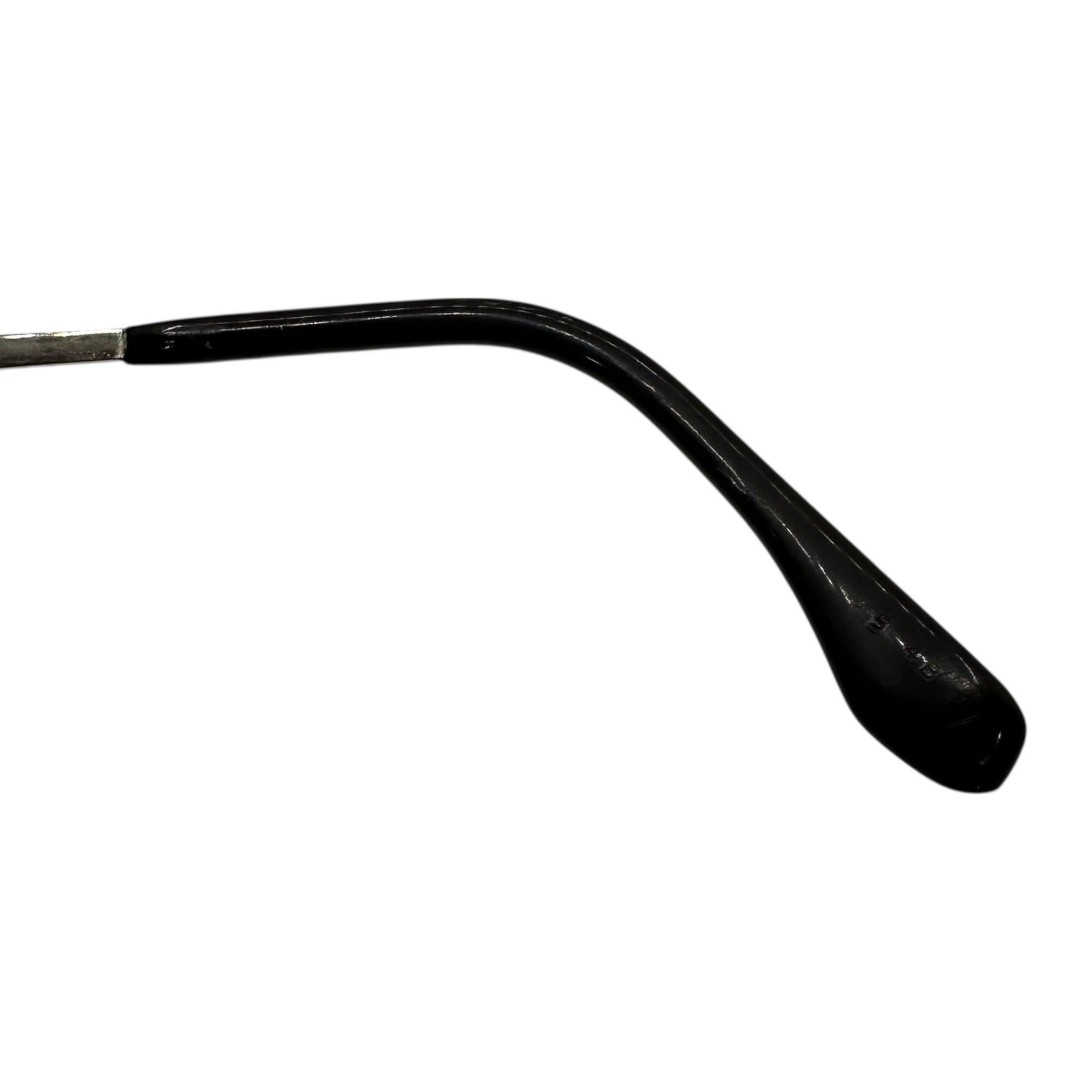 YVES SAINT LAURENT(イヴサンローラン) 80's Stained Glass Design Butterfly Sunglasses ステンドグラス デザイン バタフライ サングラス - シルバー×ブラウン 推定80年代 ヴィンテージ メガネ 眼鏡