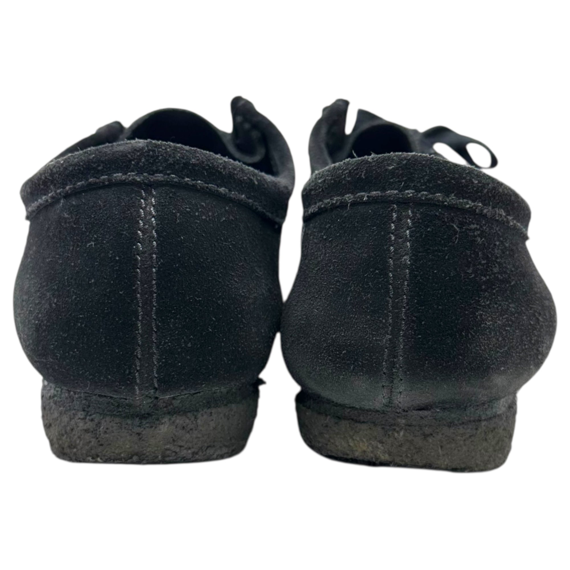 clarks(クラークス) WALLABEE ワラビー モカシン シューズ 261555197070 US8(26cm) ブラック スウェード レザー