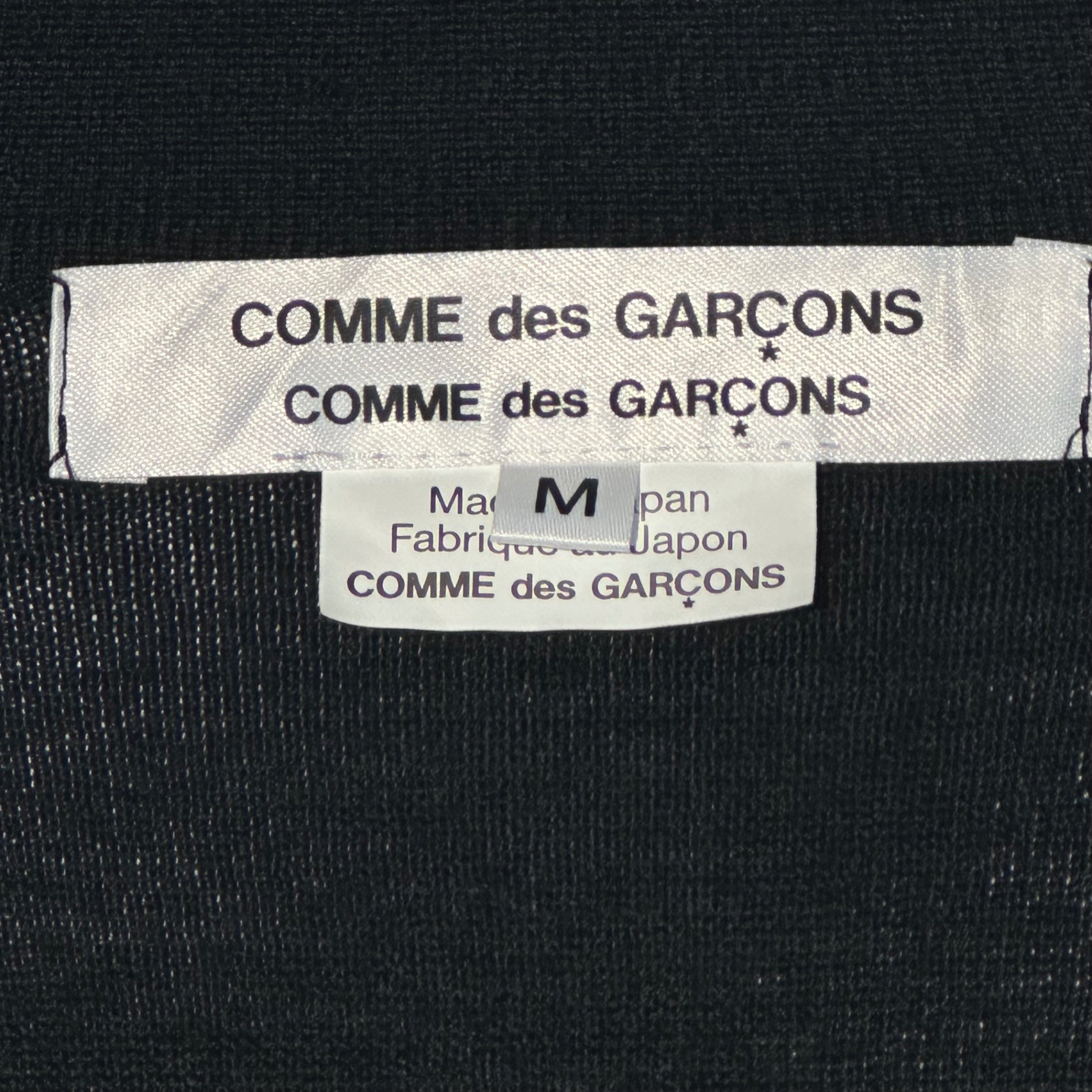 COMME des GARCONS COMME des GARCONS(コムデギャルソンコムデギャルソン) 20SS Double-Layered Cardigan ダブル レイヤード カーディガン RE-N003 M ブラック AD2019