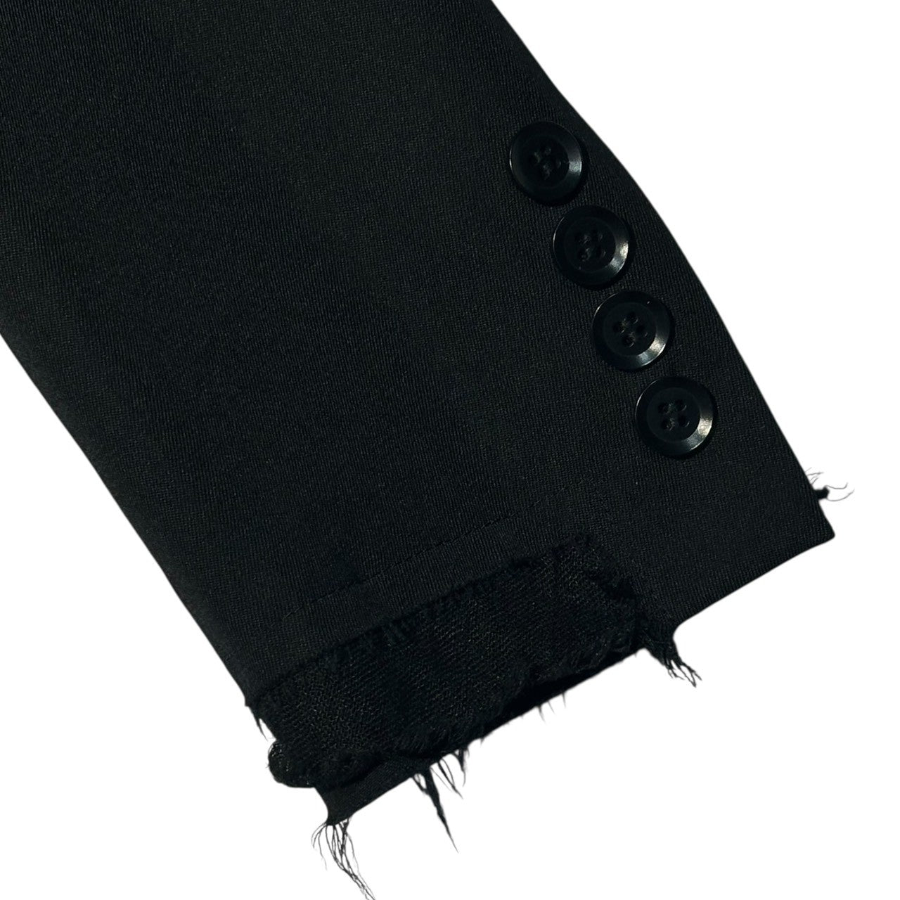 Y's(ワイズ) Wool Gabardine Long Tailored Jacket ウール ギャバジン ロング テーラード ジャケット YG-J03-100 2(M) ブラック