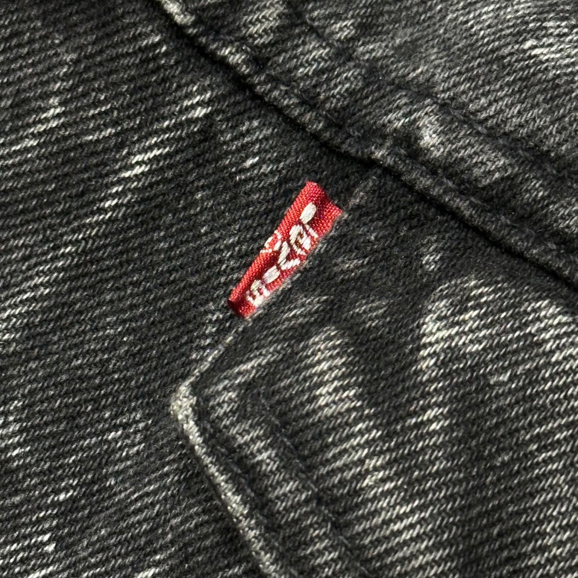 Levi's(リーバイス) 1988's 70507 Black Acid Wash Denim Jacket アシッド ウォッシュ ブラック デニム ジャケット 70507-0253 XL ブラック 80's 80年代 工場523 ヴィンテージ ケミカル