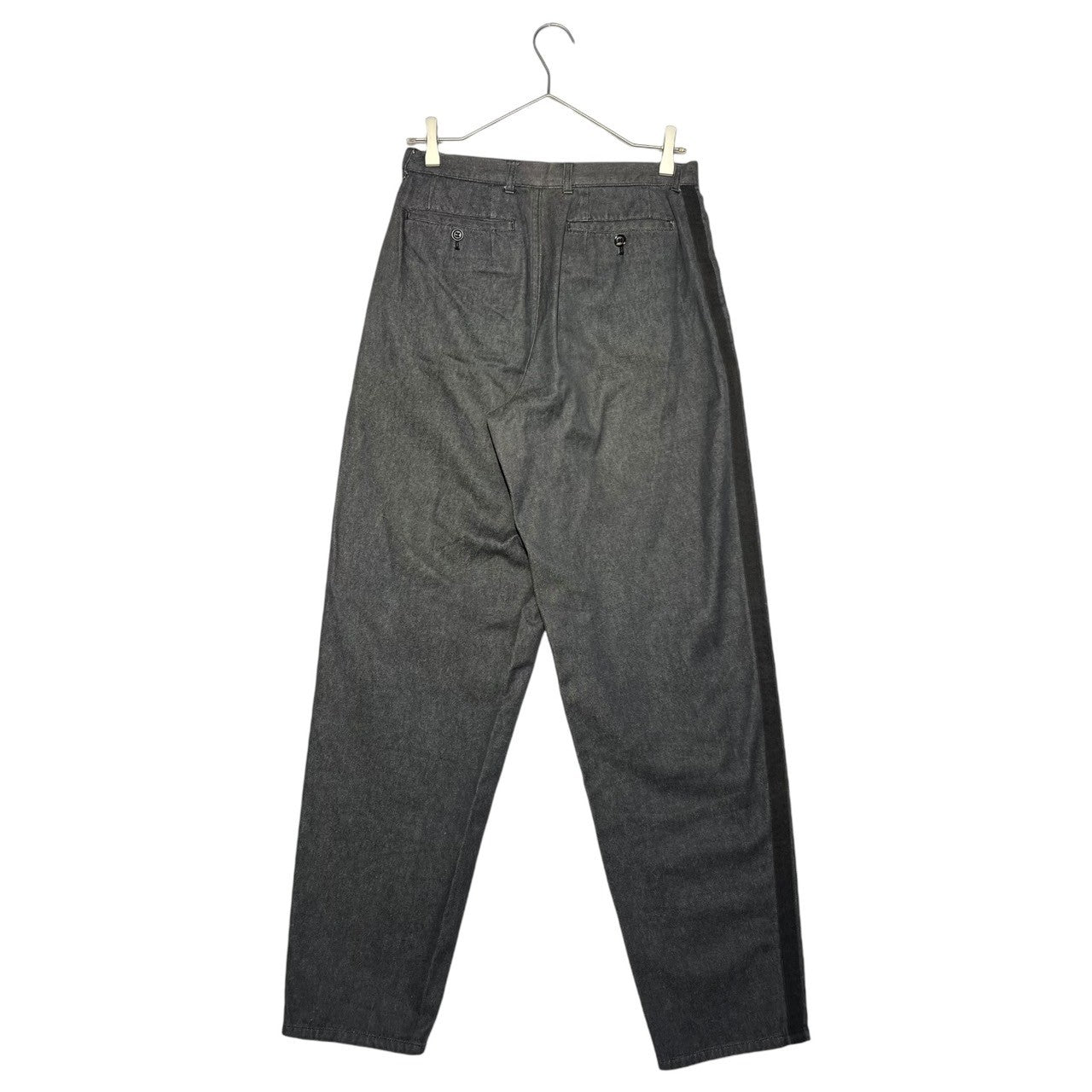 COMME des GARCONS HOMME(コムデギャルソンオム) 80's side line denim pants サイドライン デニム パンツ 川久保玲 デカオム 稀少品 HP-05021M M グレー