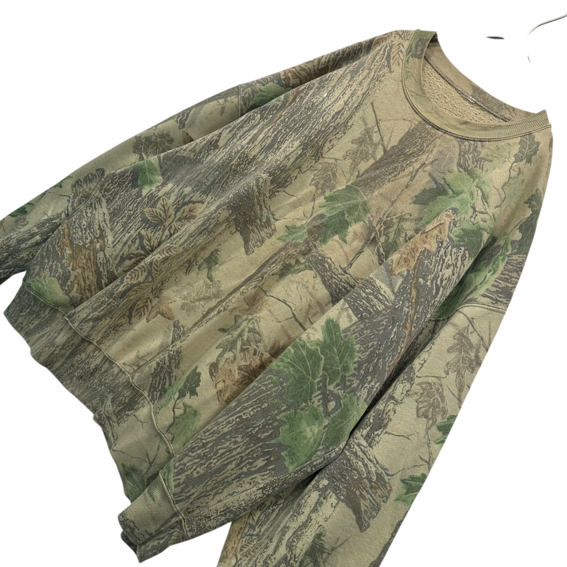 VINTAGE(ヴィンテージ) 80～90's Vintage Real Tree Camo Sweatshirt 80年～90年代 ヴィンテージ リアルツリー カモ スウェット カーキ