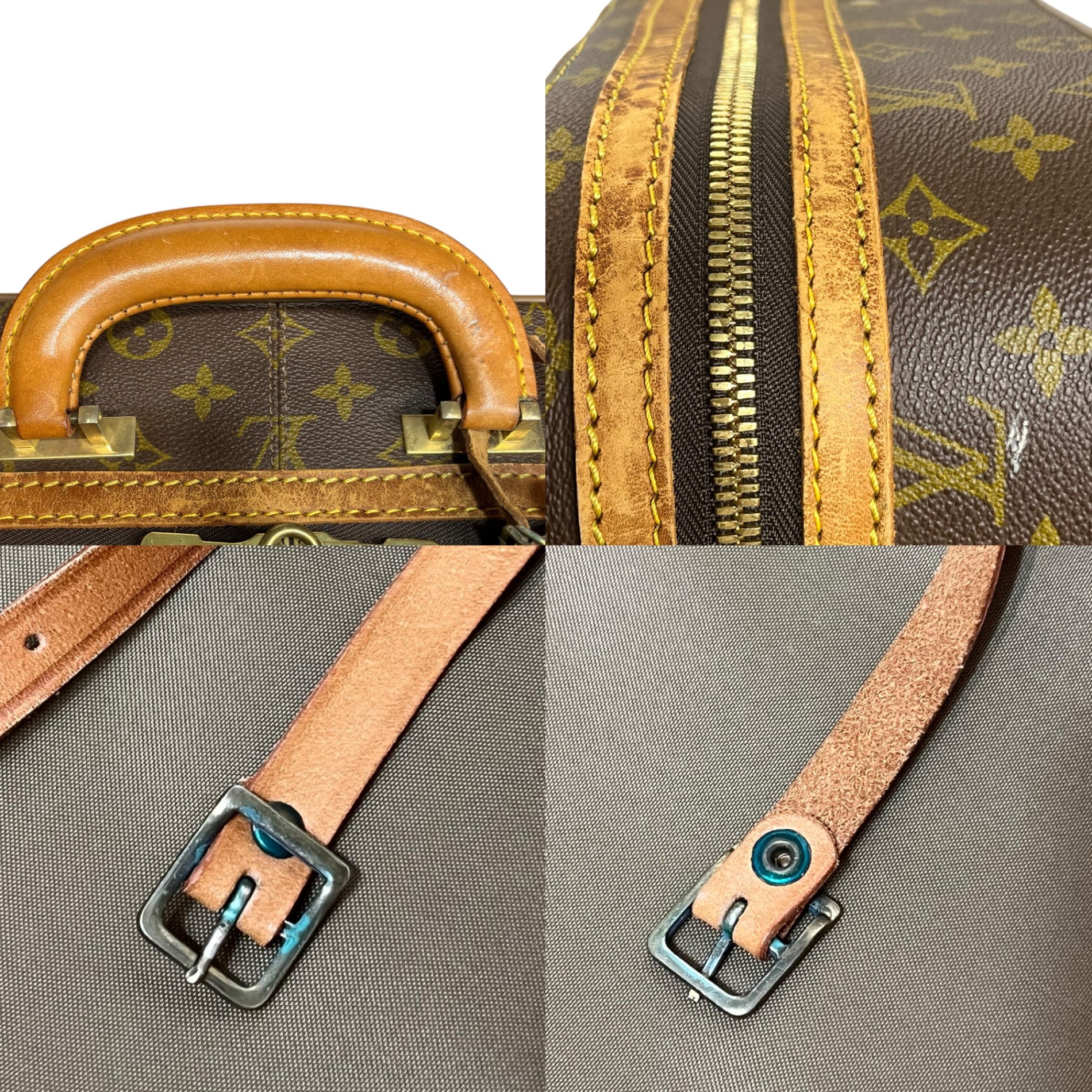 LOUIS VUITTON(ルイヴィトン) Vintage Valise Tennis Bag Trunk Case Interior ヴィンテージ ヴァリズ バリズ テニス バッグ キャリーケース インテリア ブラウン ヴィンテージ品の為、型番・製造番号無し