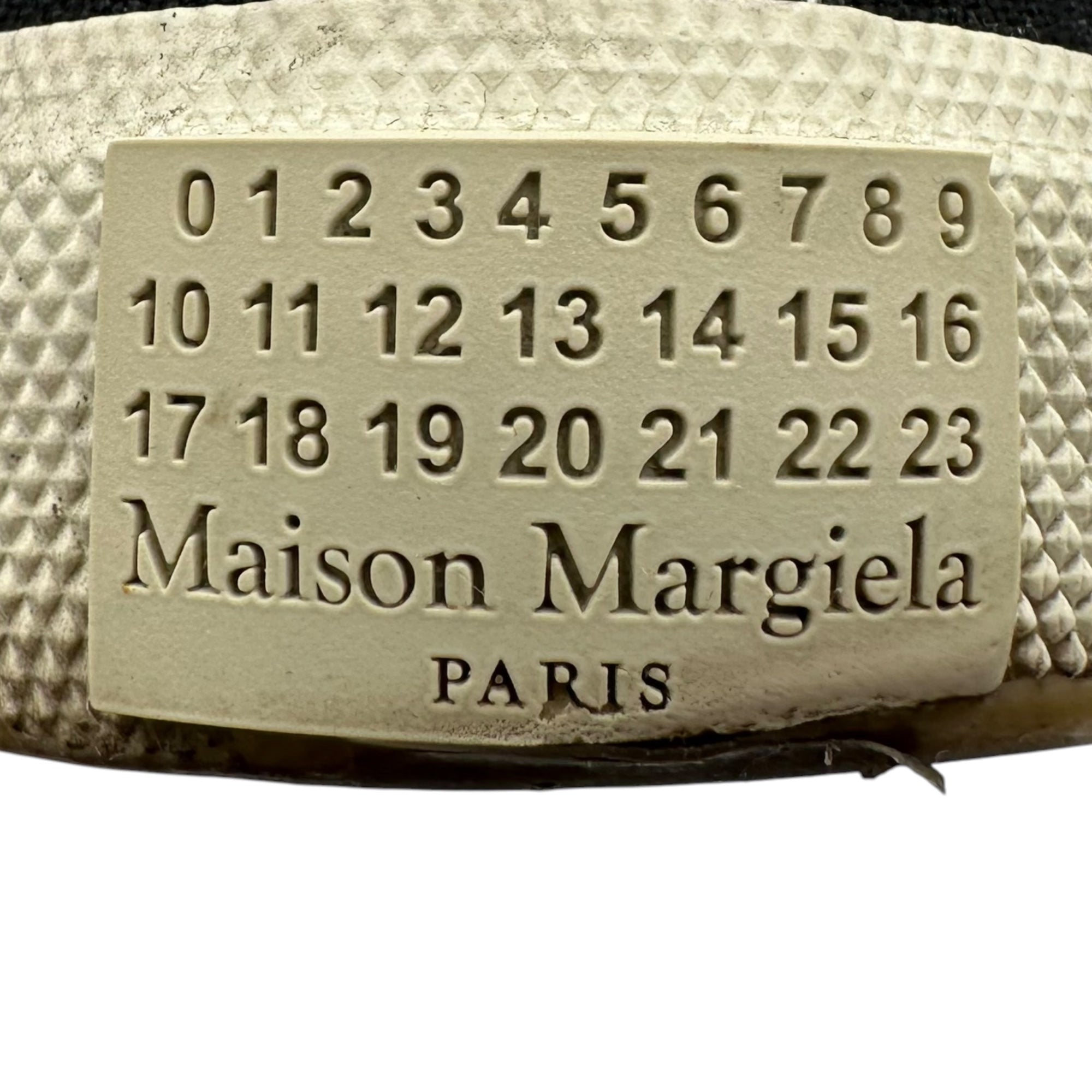 MAISON MARGIELA(メゾンマルジェラ) TABI CANVAS SNEAKER 足袋 キャンバス スニーカー 40(25cm~25.5cm程度) ブラック タビ