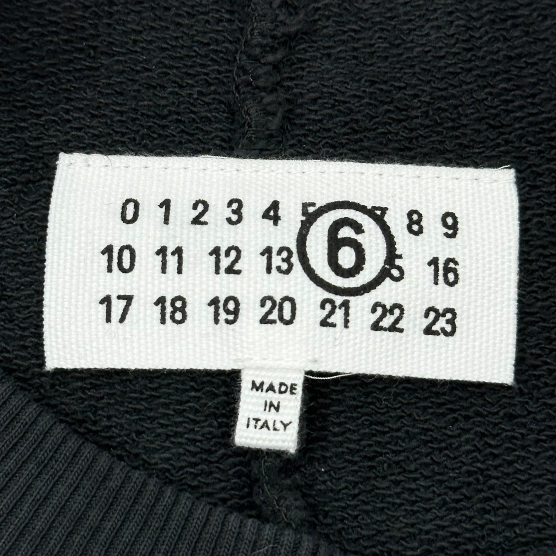 MM6 Maison Margiela(エムエムシックス) 24AW Unbrushed Jersey Sweatshirt 'Black' デストロイ 加工 オーバーサイズ スウェット SH2GU0010 L ブラック クルーネック ダメージ 加工