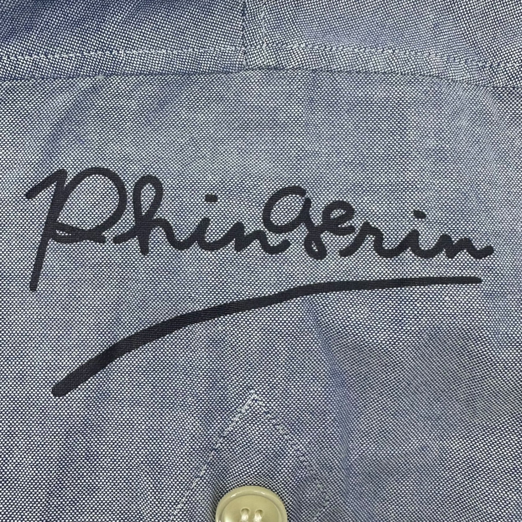 PHINGERIN(フィンガリン) Armline Cotton Long Sleeve Coat アームライン コットン 長袖 コート  PD-131-P-011 S ブルー