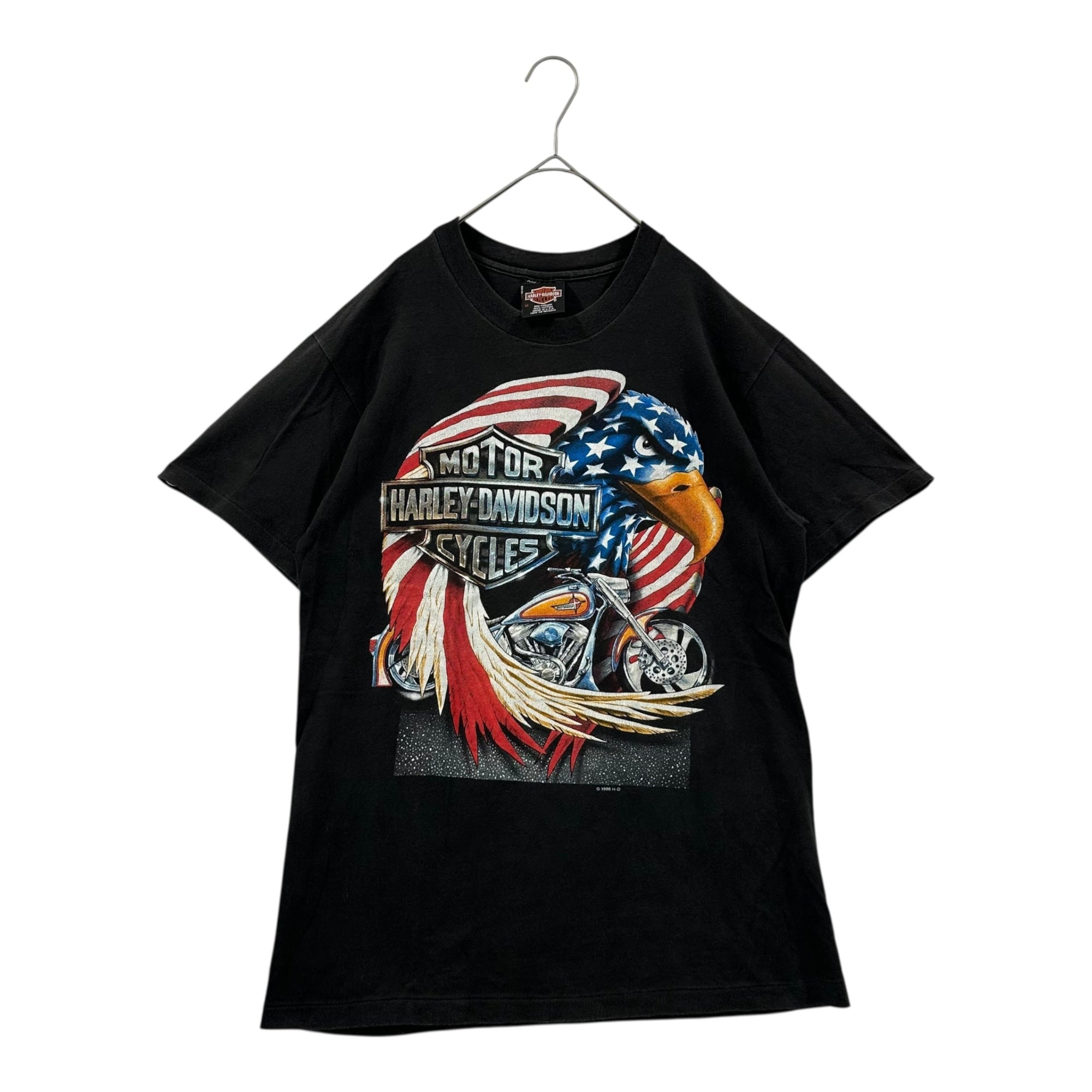 希少 ハーレーダビッドソン ロンＴUSA製 Hanes BEEFY-T 古着 90年代 ハーレーダビッドソン Harley-Davidson Hanes BEEFY-T