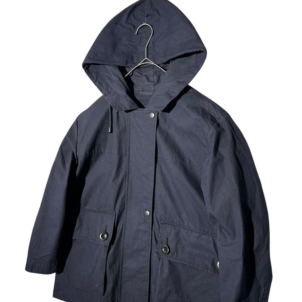 MHL.(マーガレットハウエル) WASHED WAXED COTTON Mountain Parka ウォッシュド ワックス コットン マウンテン パーカー 595-8225504 1(S程度) ネイビー