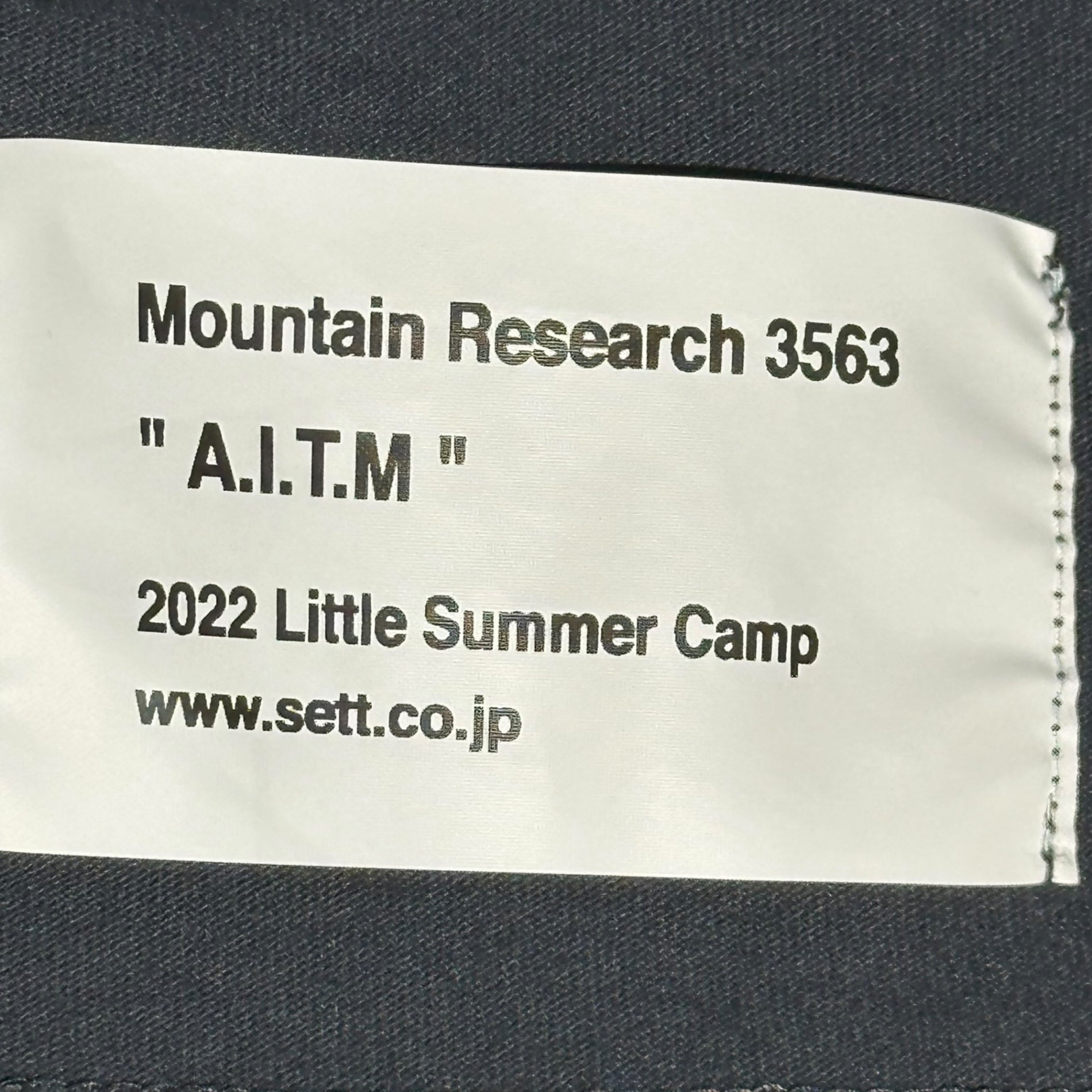Mountain Research(マウンテンリサーチ)  A.I.T.M. Printed T-Shirt プリント Tシャツ MTR-3563 XL ブラック