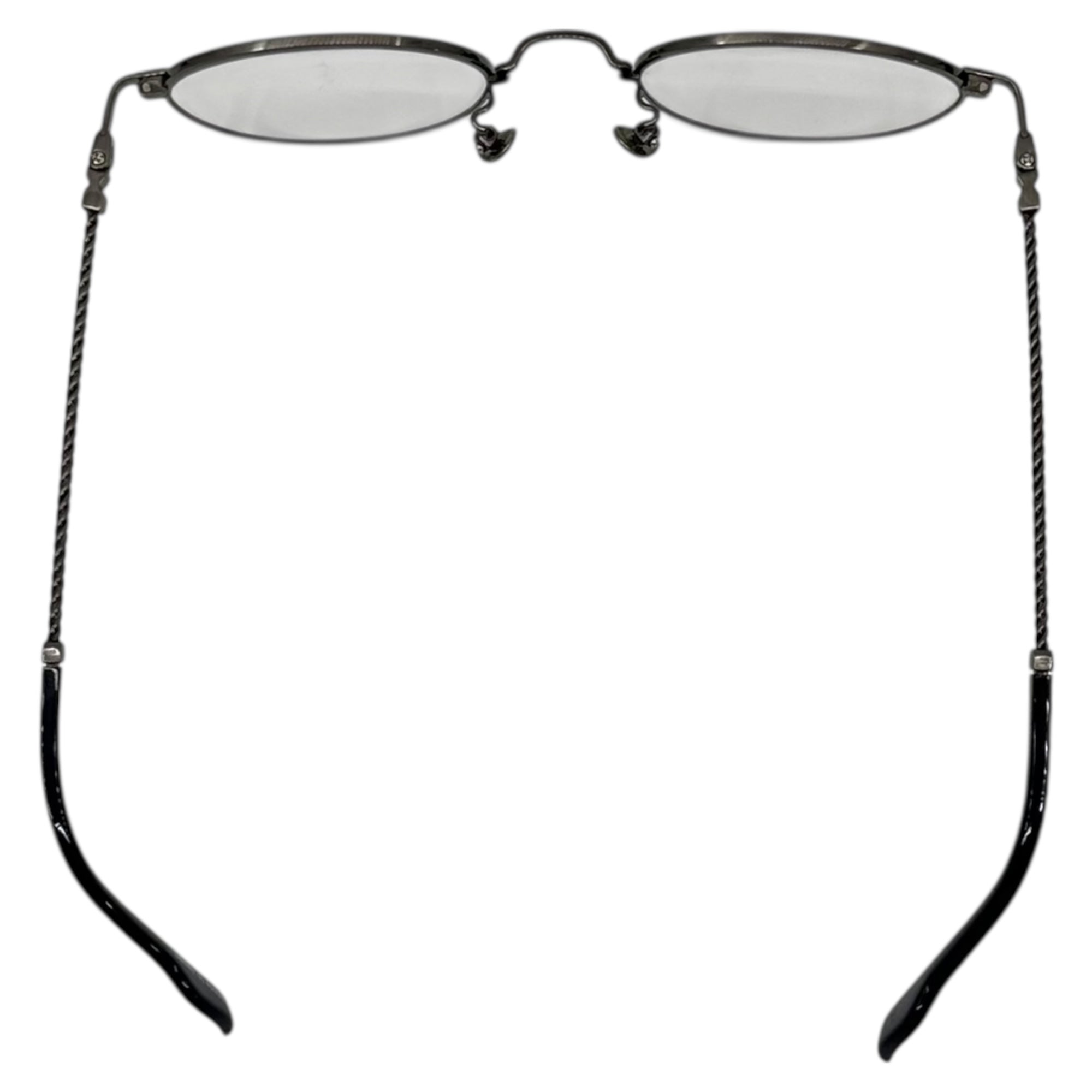 めねが YOHJI YAMAMOTO(ヨウジヤマモト) Round Screw-Temple Glasses - Brush
