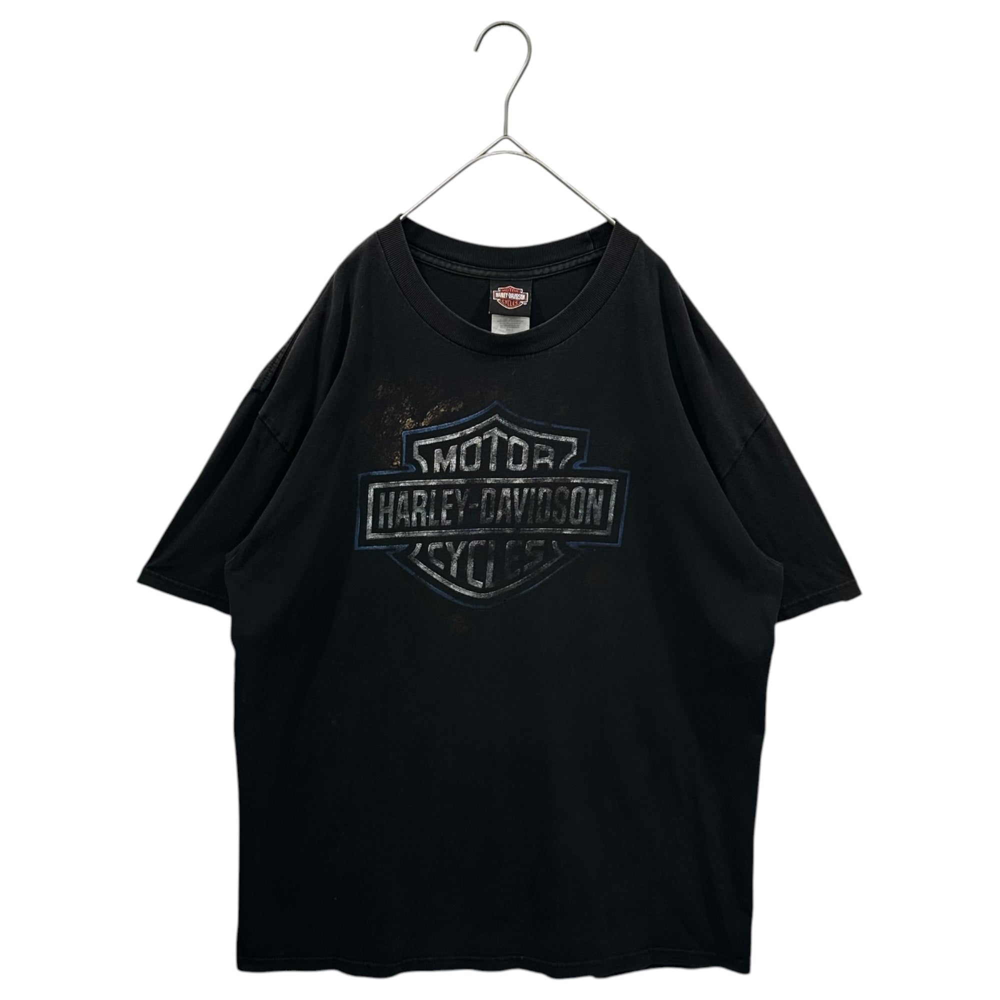 HARLEY DAVIDSON(ハーレーダビッドソン) 2008 Print Tee プリント Tシャツ 表記消(XL程度) ブラック