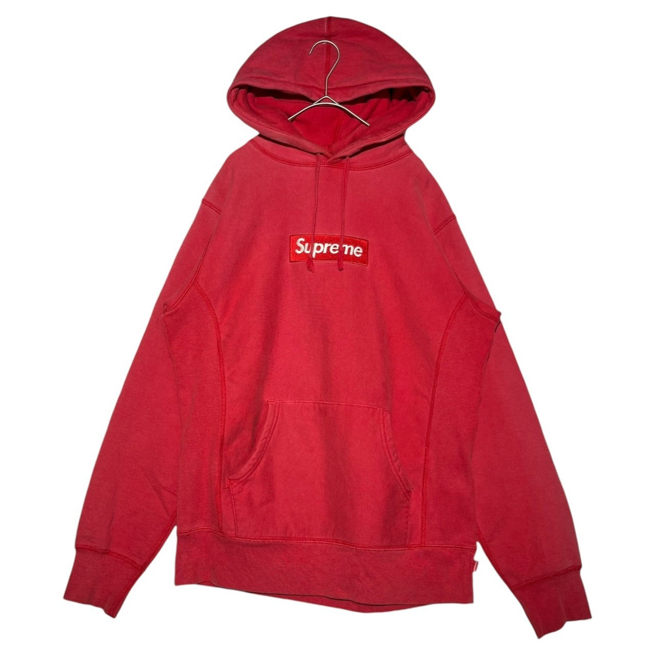 SUPREME(シュプリーム) 16AW Box Logo Hooded Sweatshirt ボックスロゴ フーディー  M レッド プルオーバー パーカー