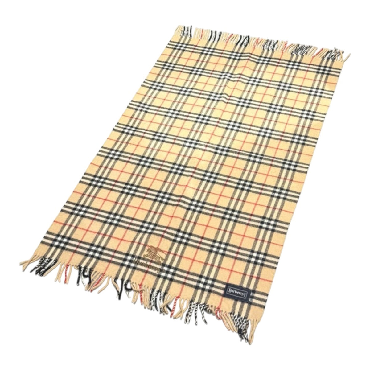 Burberry’s(バーバリーズ) Nova Check Wool Scarf ノヴァチェック ウール マフラー ベージュ
