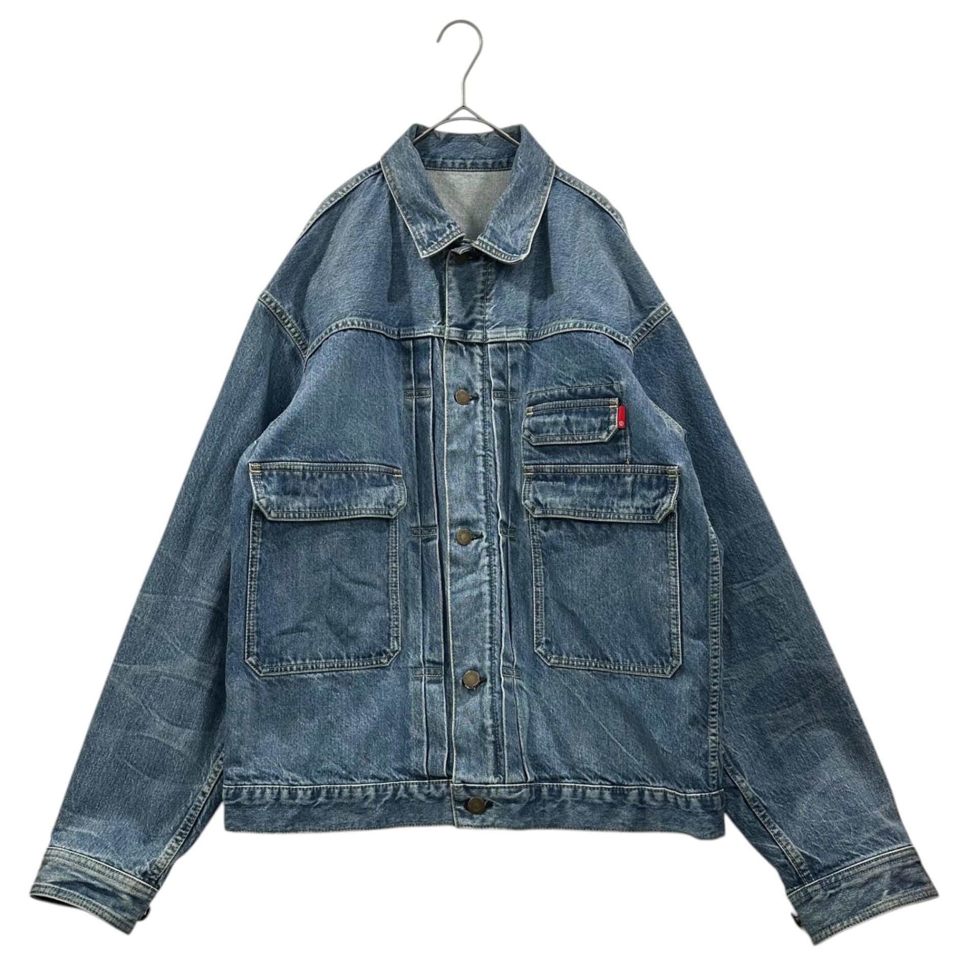 UNDERCOVER(アンダーカバー) 21AW BIG DENIM JACKET ビッグ デニム ジャケット Gジャン UC1A4208-2 3(M程度) ライトインディゴ 参考定価59,400円(税込)