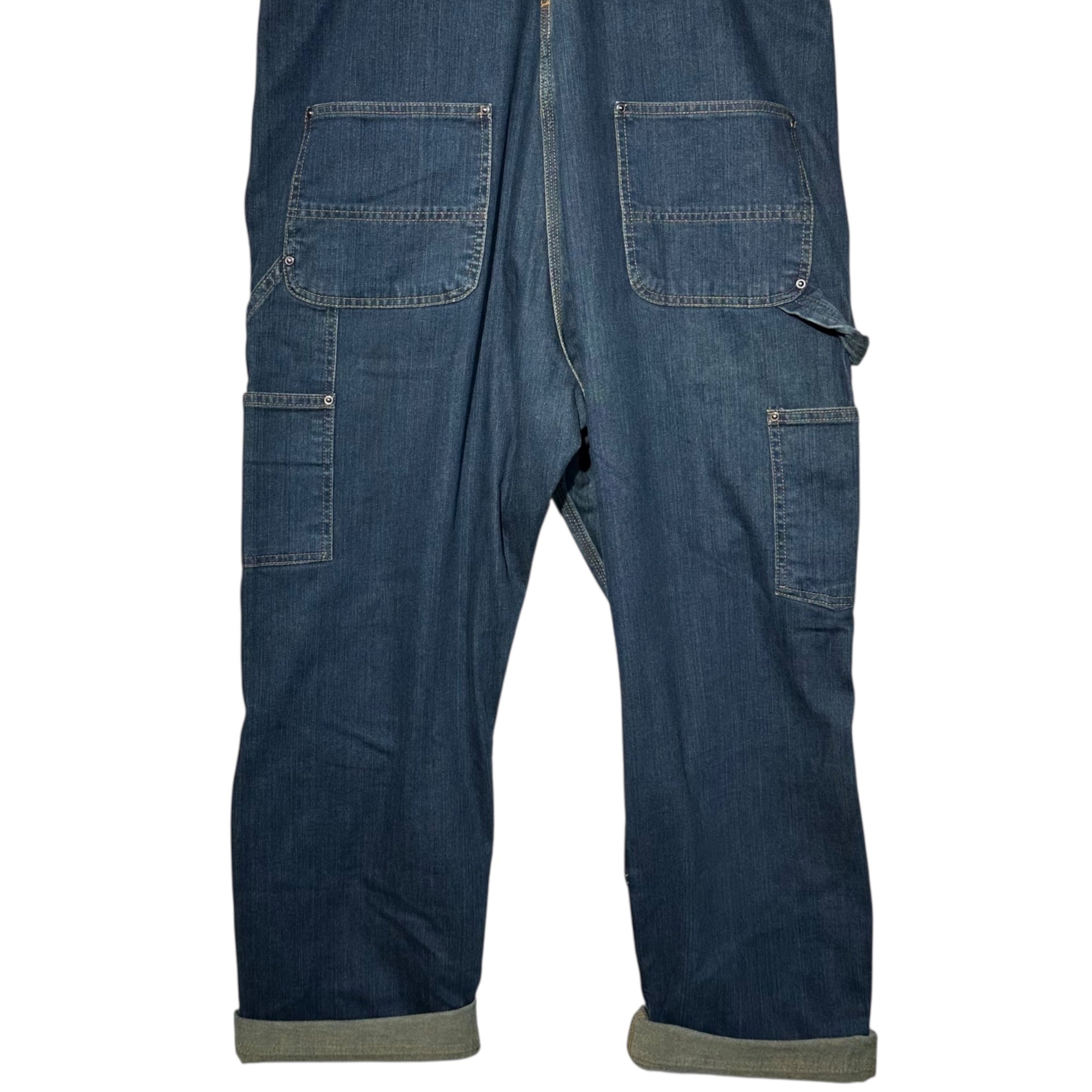 carhartt(カーハート) Double Knee Denim Overalls ダブルニー デニム オーバーオール 103322-498 36×30 インディゴ