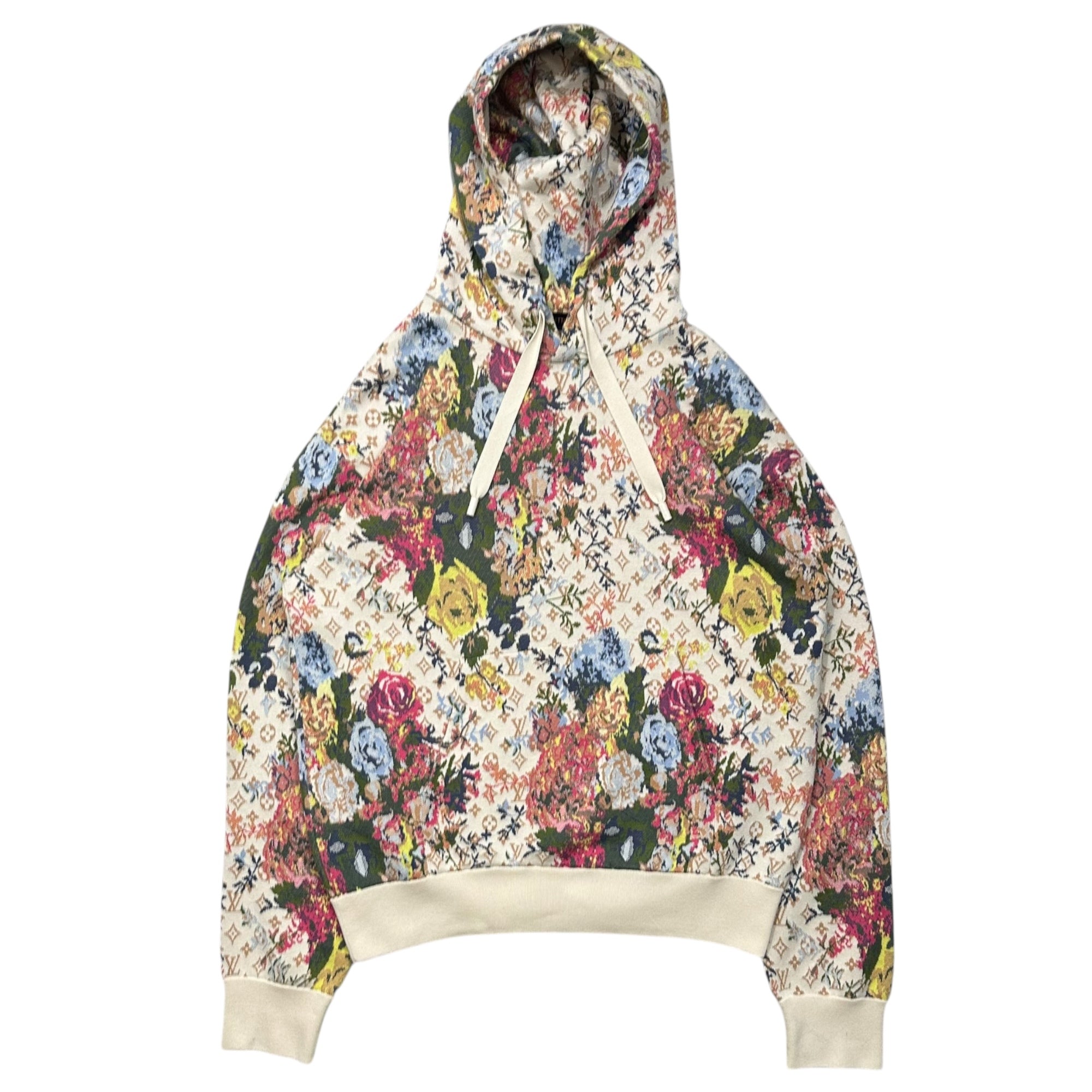 LOUIS VUITTON(ルイヴィトン) 2022AW Monogram Flower Jacquard Pullover Hoodie モノグラム フラワー ジャガード プルオーバー フーディー パーカー RM222 ZLW HNN73W Ｍ マルチカラー