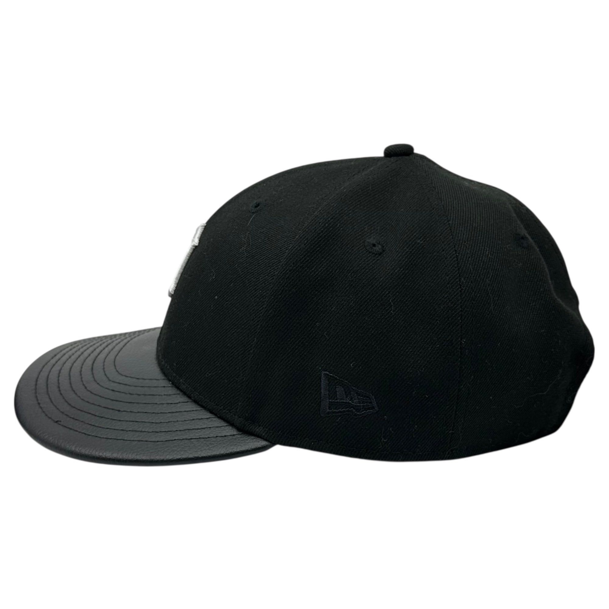NEW ERA(ニューエラ) JOURNAL STANDARD relume 別注 LP 59FIFTY ”Detroit Tigers” エコレザー ベースボール スナップバック キャップ ブラック ジャーナルスタンダード 帽子