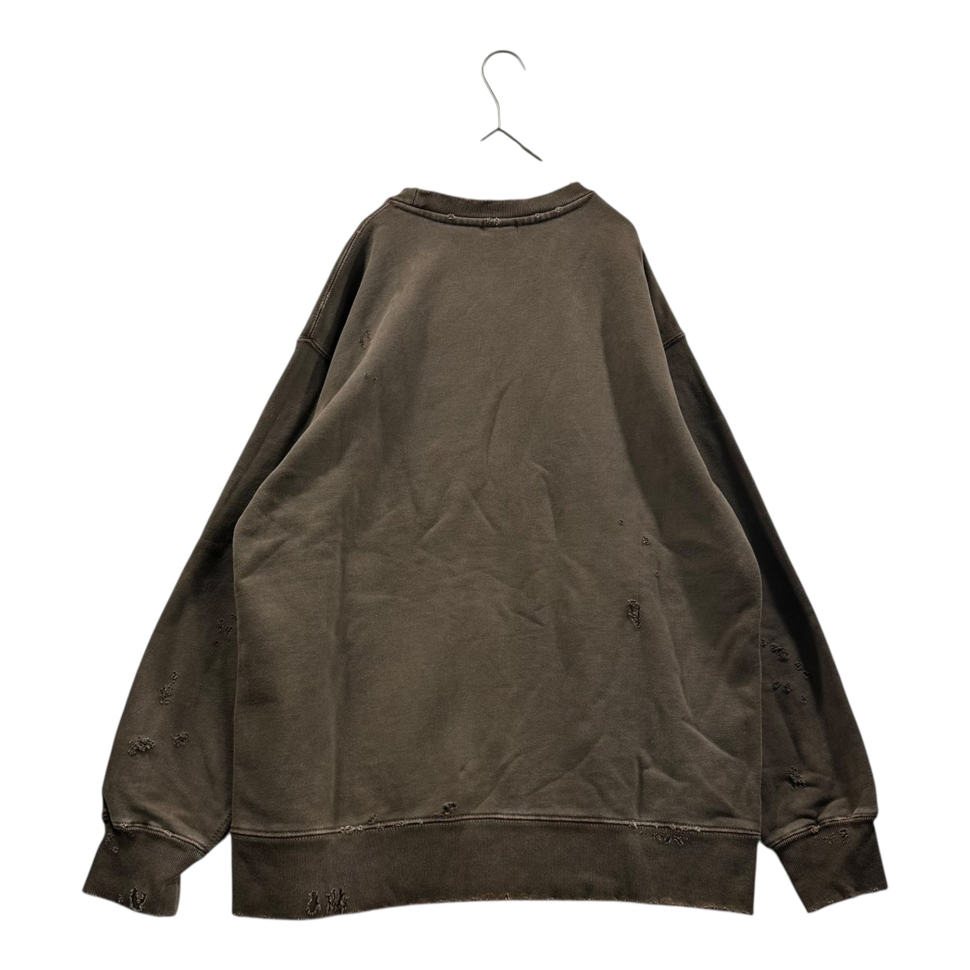 Jieda(ジエダ) 25AW VIRGINIA DAMAGE SWEAT ヴァージニア ダメージ スウェット Jie-25W-CT12 2(M程度) ブラウン
