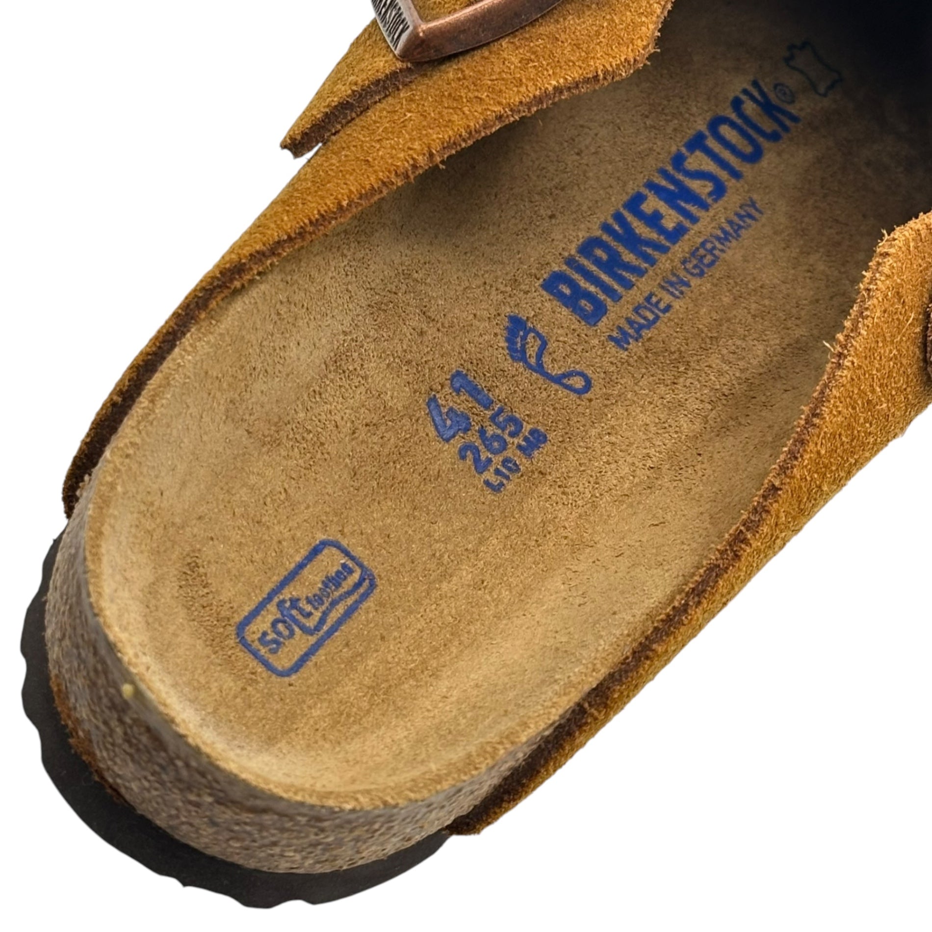 BIRKENSTOCK(ビルケンシュトック) 23AW Boston SFB VL Mink ボストン スウェード ソフト フット ベッド ミンク レギュラー サンダル 1009542 41(26.5cm程度) ブラウン 参考定価24,200円(税込)