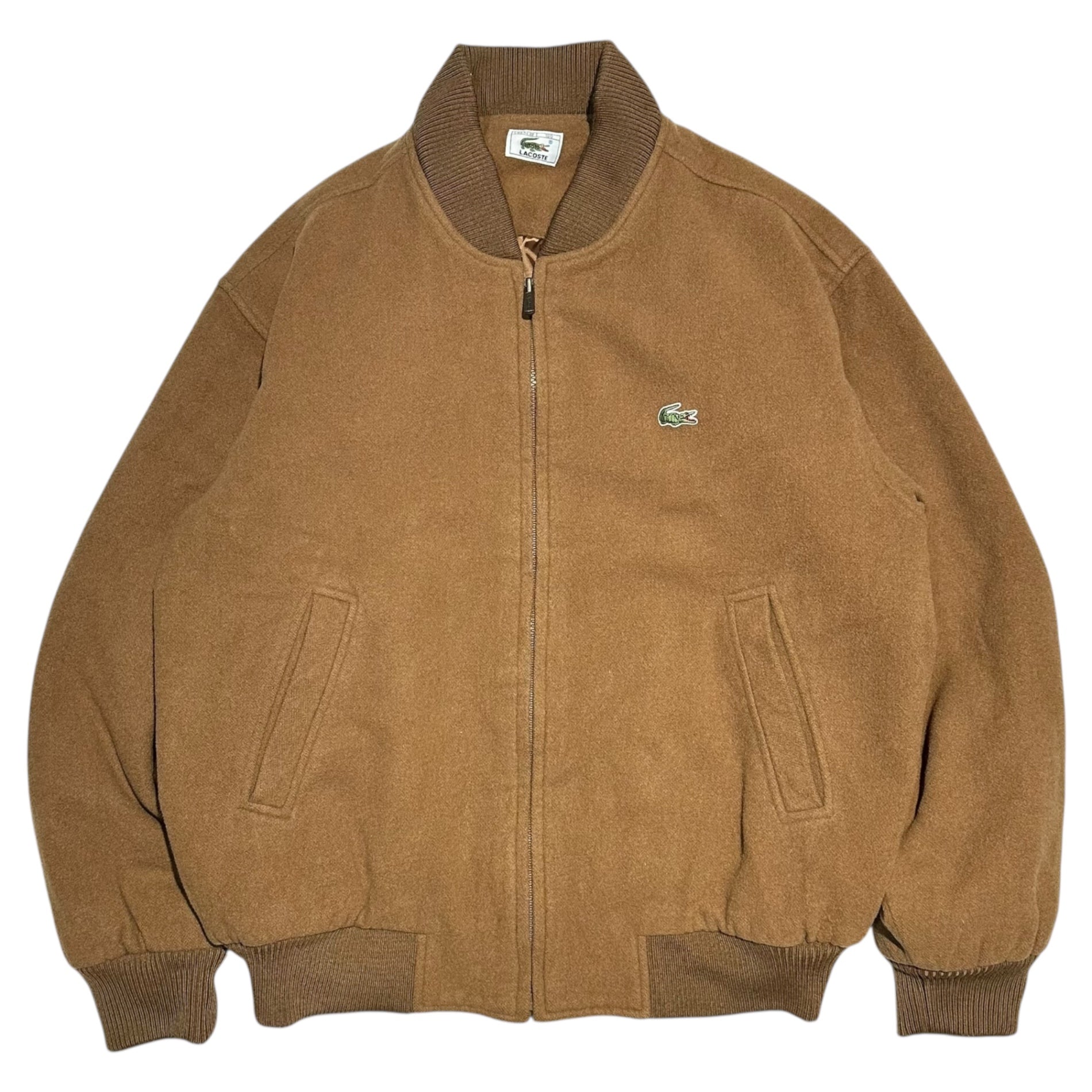 LACOSTE(ラコステ) Melton Award Jacket Blouson メルトン アワード ジャケット ブルゾン 100(L程度) ブラウン