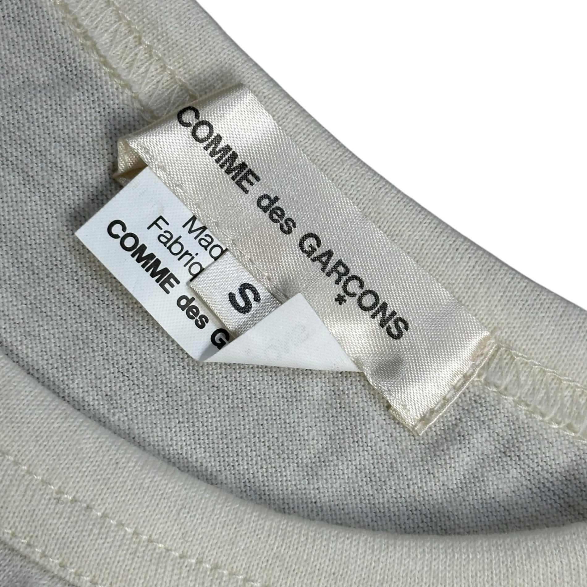 COMME des GARCONS(コムデギャルソン) 2006AW Wool L/S T-shirt ウール 長袖 カットソー GR-T040 S アイボリー AD2006