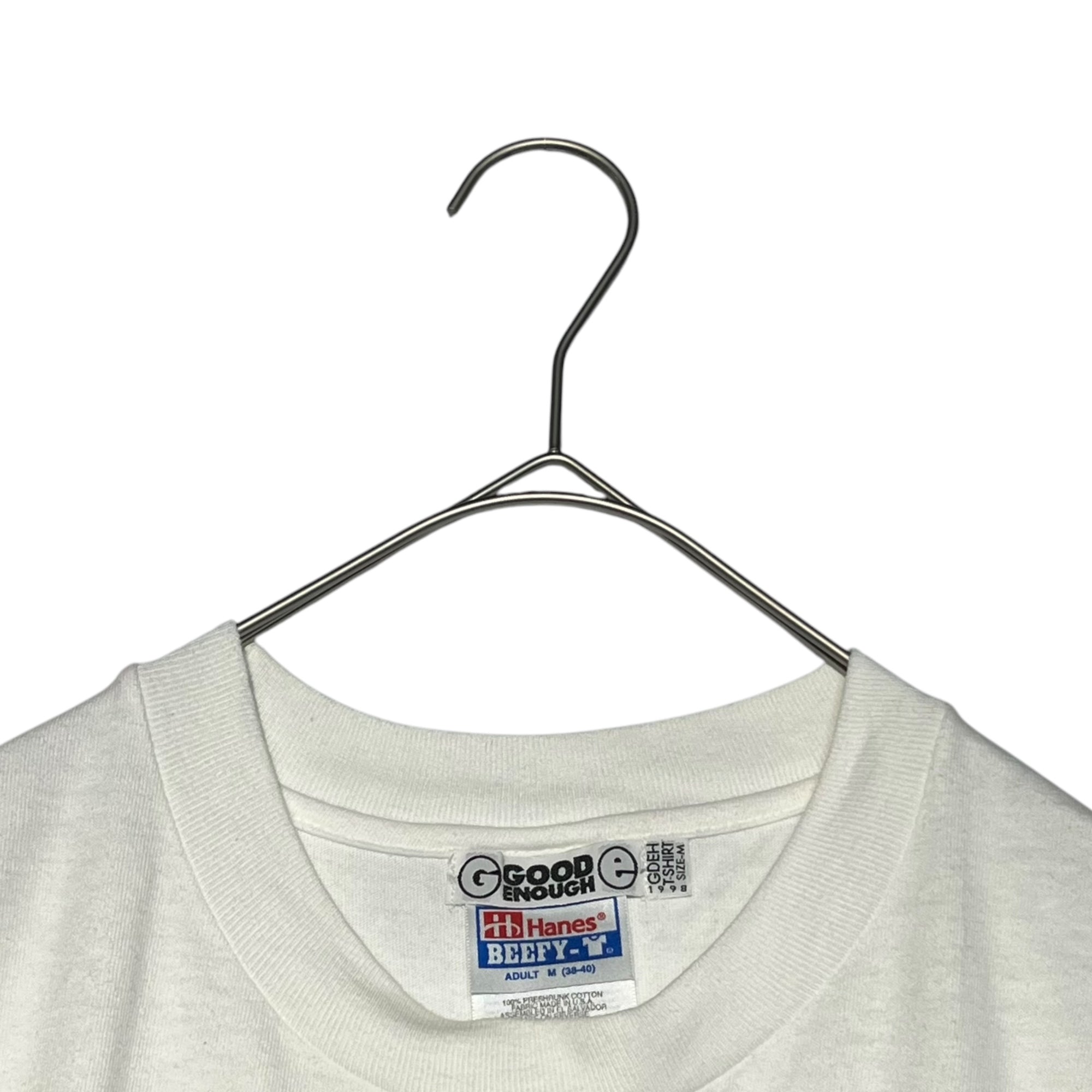 GOODENOUGH(グッドイナフ) 90's GE logo print T-shirt 90年代