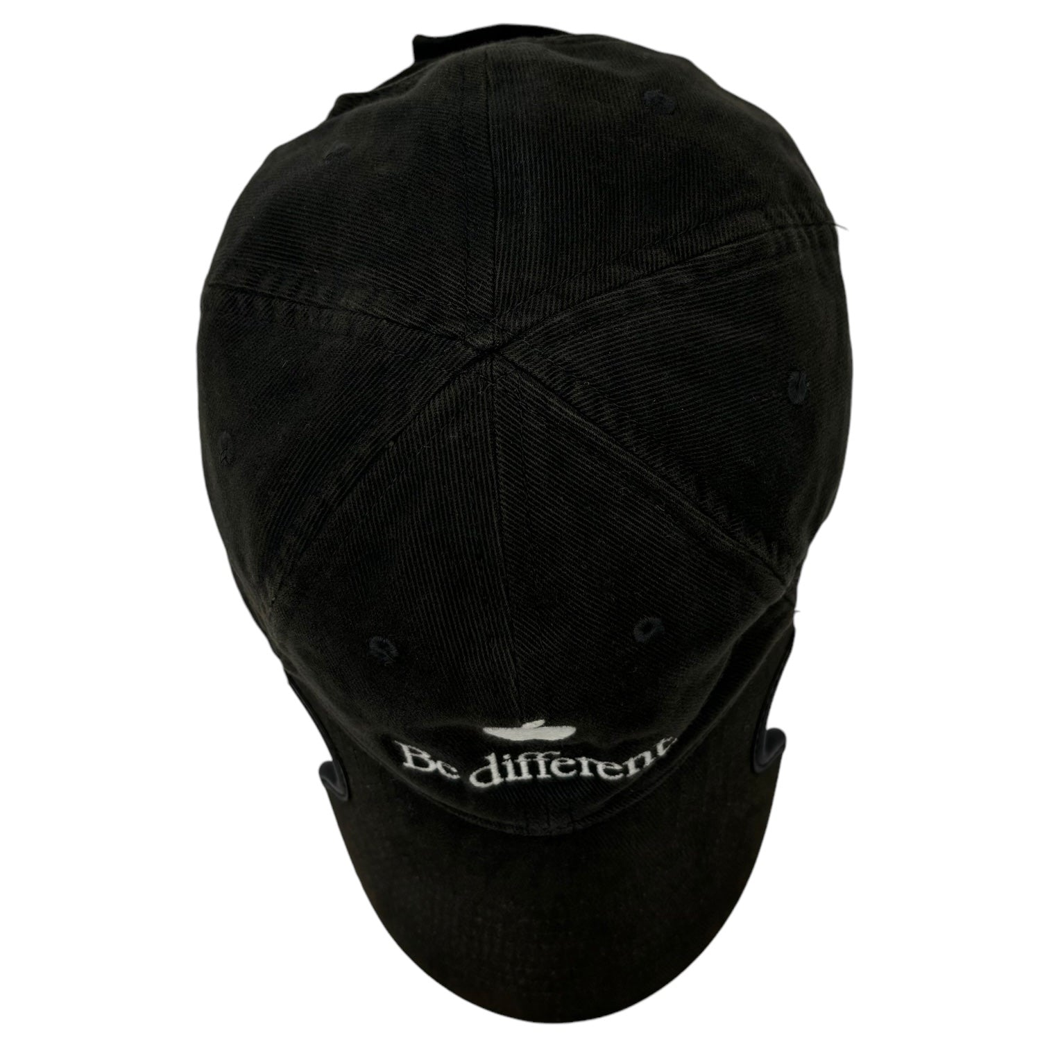 BALENCIAGA(バレンシアガ) 22AW Be different vintage processed cap ヴィンテージ加工 キャップ L  59cm(サイズ変更可能) ブラック 帽子 Apple