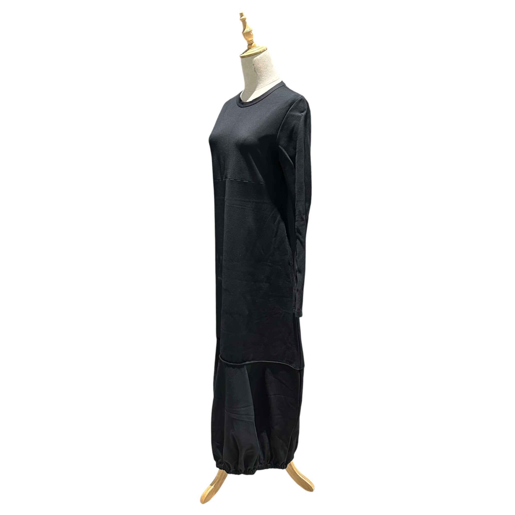 UN3D.(アンスリード) Voluminous Cocoon Dress ボリューム コクーン カット ワンピース 522420300601-01 38(M程度) ブラック