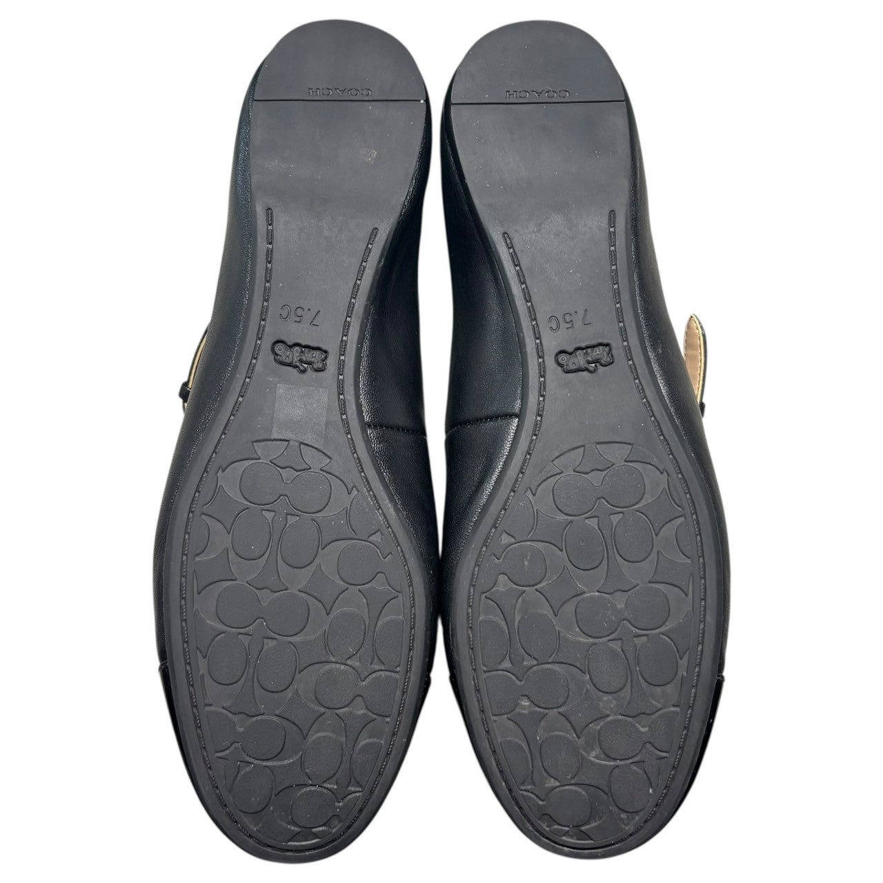 COACH(コーチ) Aubrey Mary Jane Flat Pumps オーブリー メリー ジェーン フラット パンプス CR847 7.5(24.5cm) ブラック