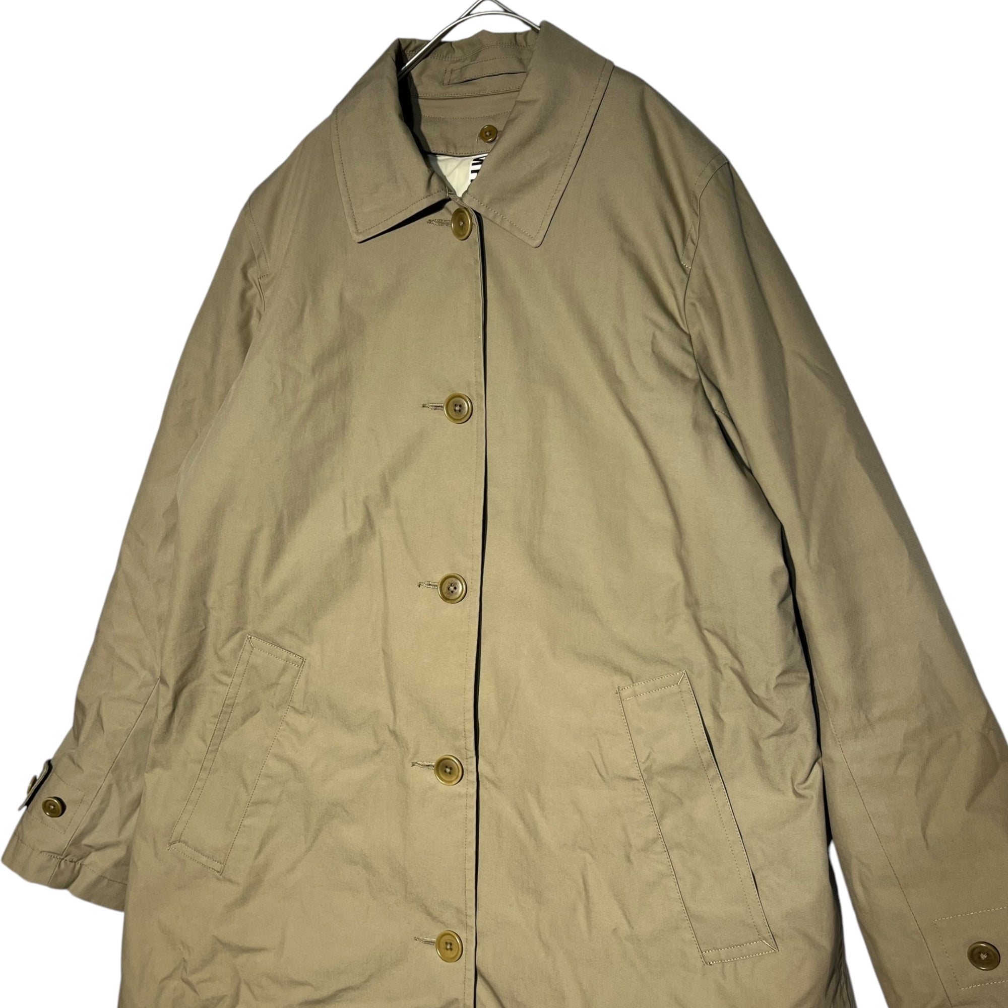 MHL.(マーガレットハウエル) 14AW Downliner Stainless Steel Collar Coat 14AW ダウンライナー ステンカラー コート 2WAY 595-212457 2(M程度) ベージュ