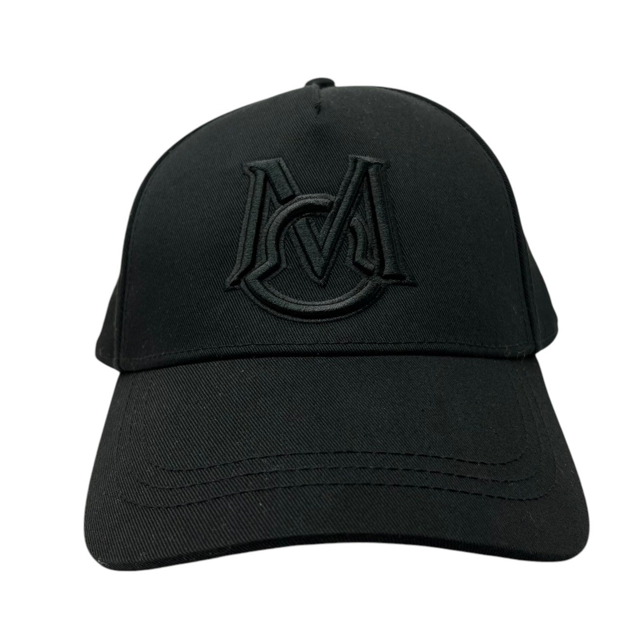 MONCLER(モンクレール) Cotton Gabardine Logo Baseball Cap コットン ギャバジン ロゴ ベースボール キャップ  C-A9CO-23-15750 FREE(UNISEX) ブラック