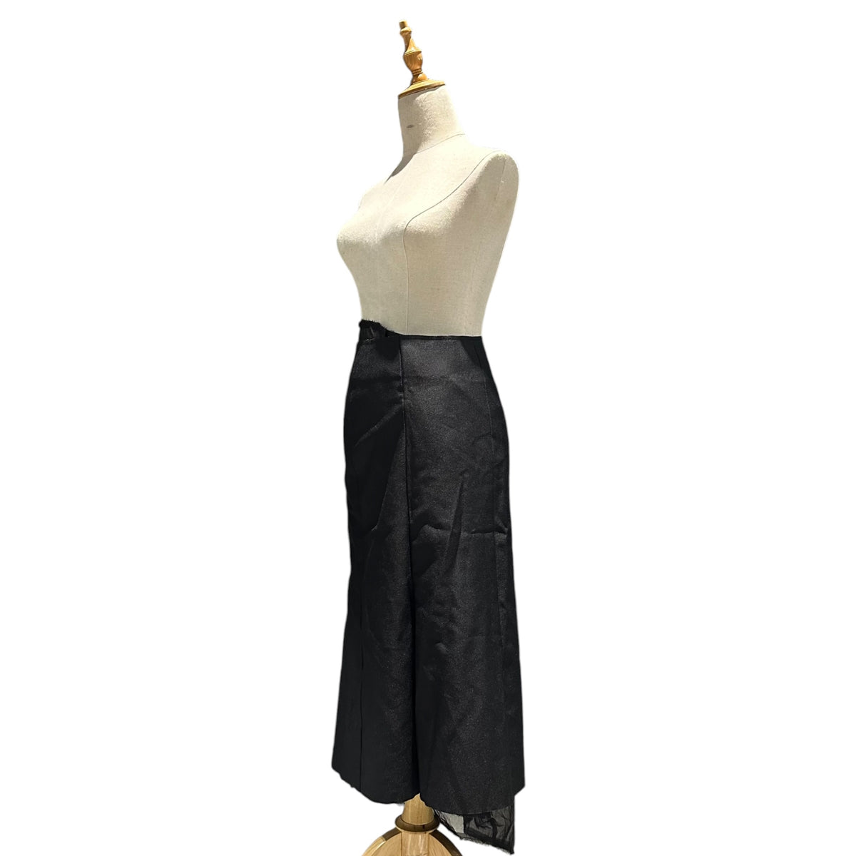 COMME des GARCONS(コムデギャルソン) 1999SS Cotton-Liner Polyester Skirt コットン ライナー エステル スカート GS-10009S S ブラック AD1998 90s アーカイブ