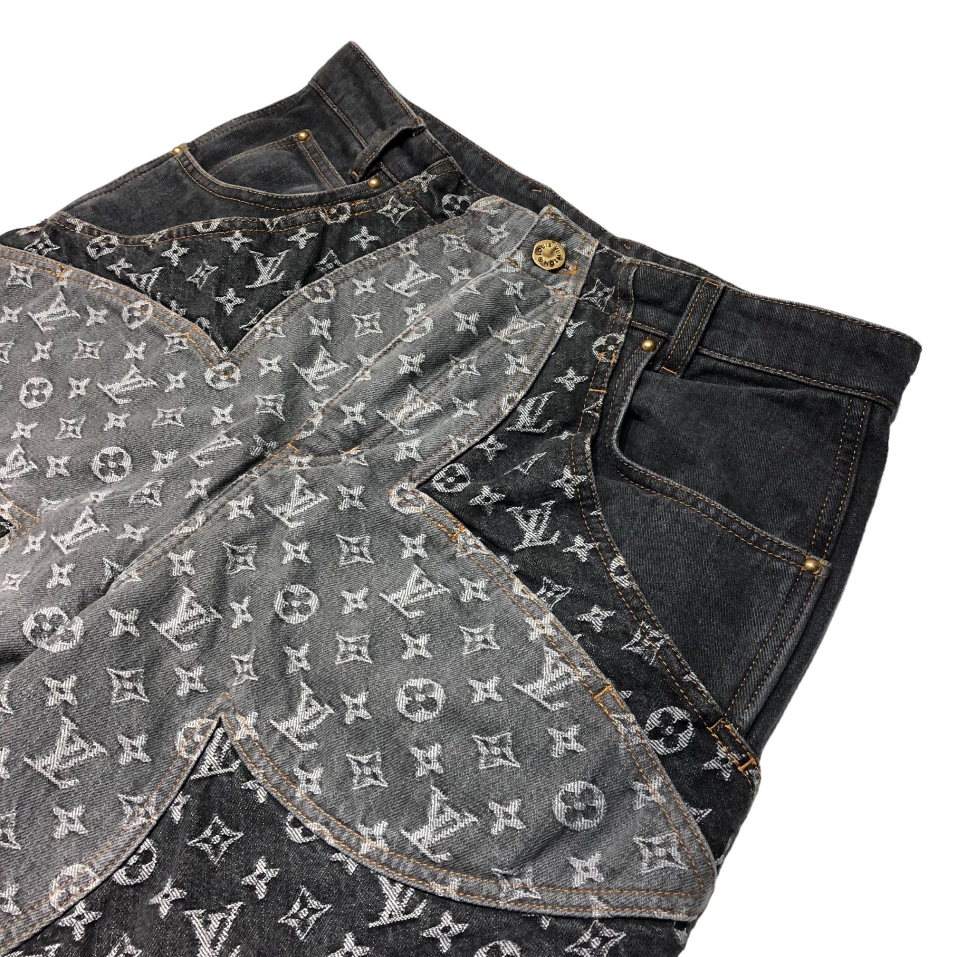 LOUIS VUITTON(ルイヴィトン) 23AW monogram flower denim pants モノグラム フラワー デニムパ