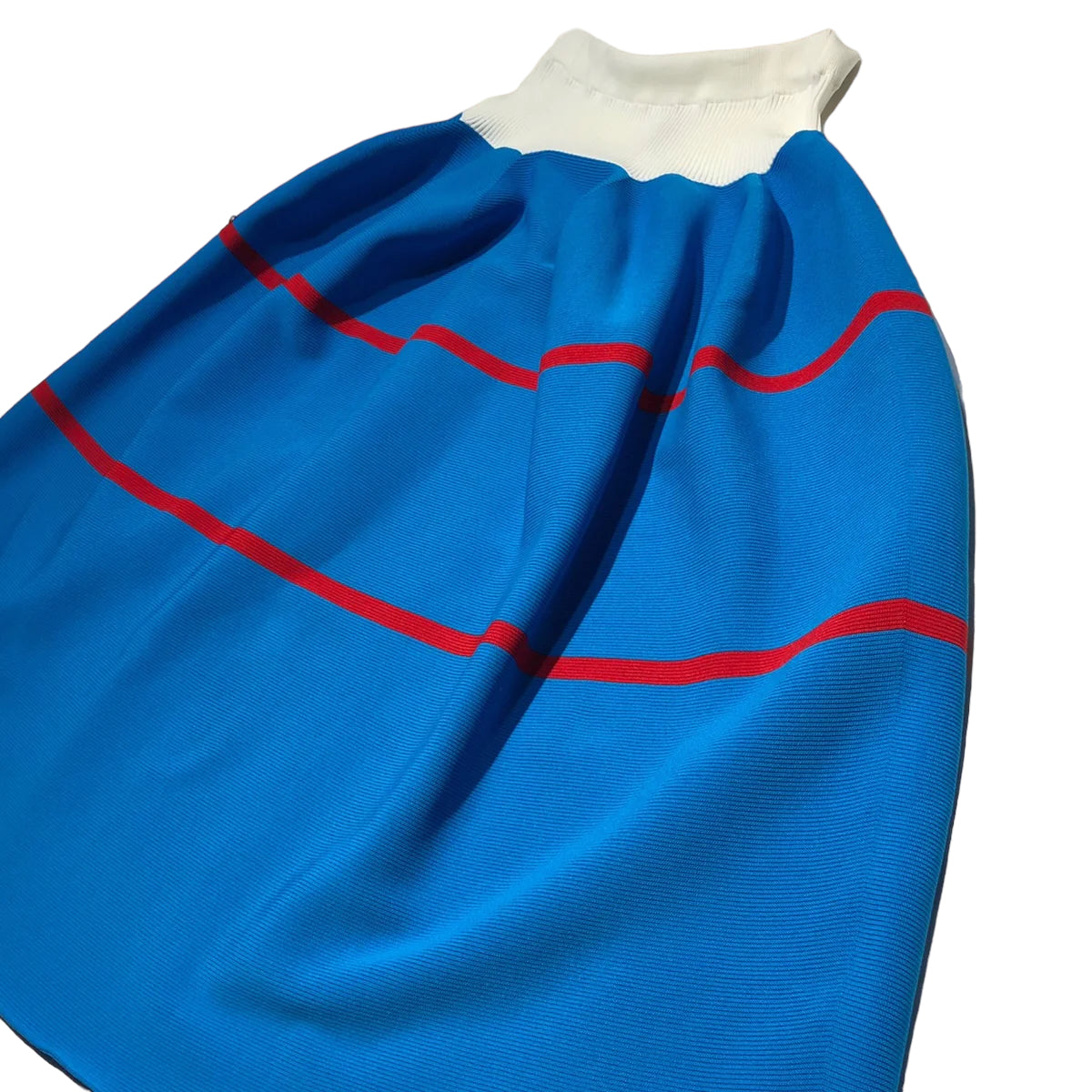 CFCL(シーエフシーエル) POTTERY SKIRT 1/フレアスカート CF005KG002KTC 1(Sサイズ程度) ブルー 桑田卓郎コラボ