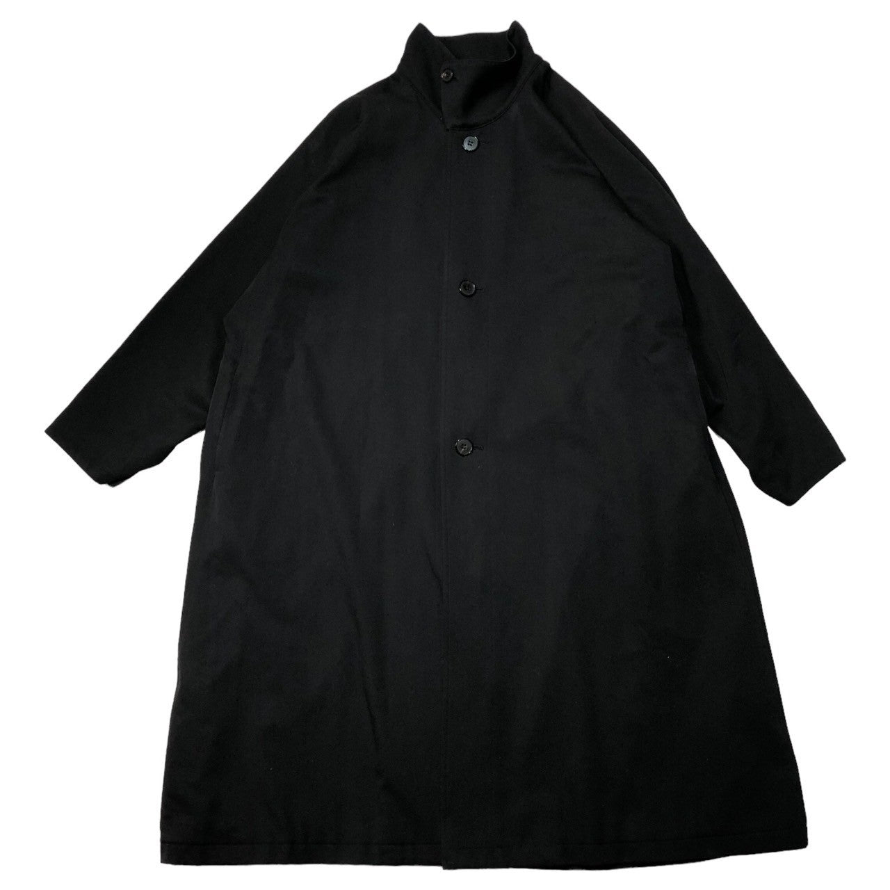 CABaN(キャバン) 23AW Wool gabardine stand collar coat ウールギャバジン スタンドカラー コート 59-09-94-09001 M ブラック 完売品 参考定価97,900円(税込)