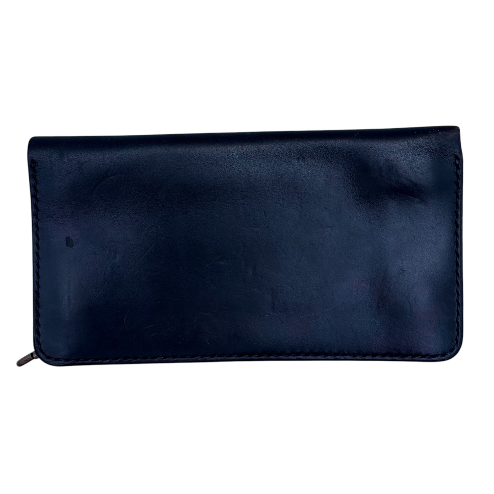 N LEATHER(エヌレザー) 180 カスタム 姫路レザー トラッカー ウォレット ブラック 長財布