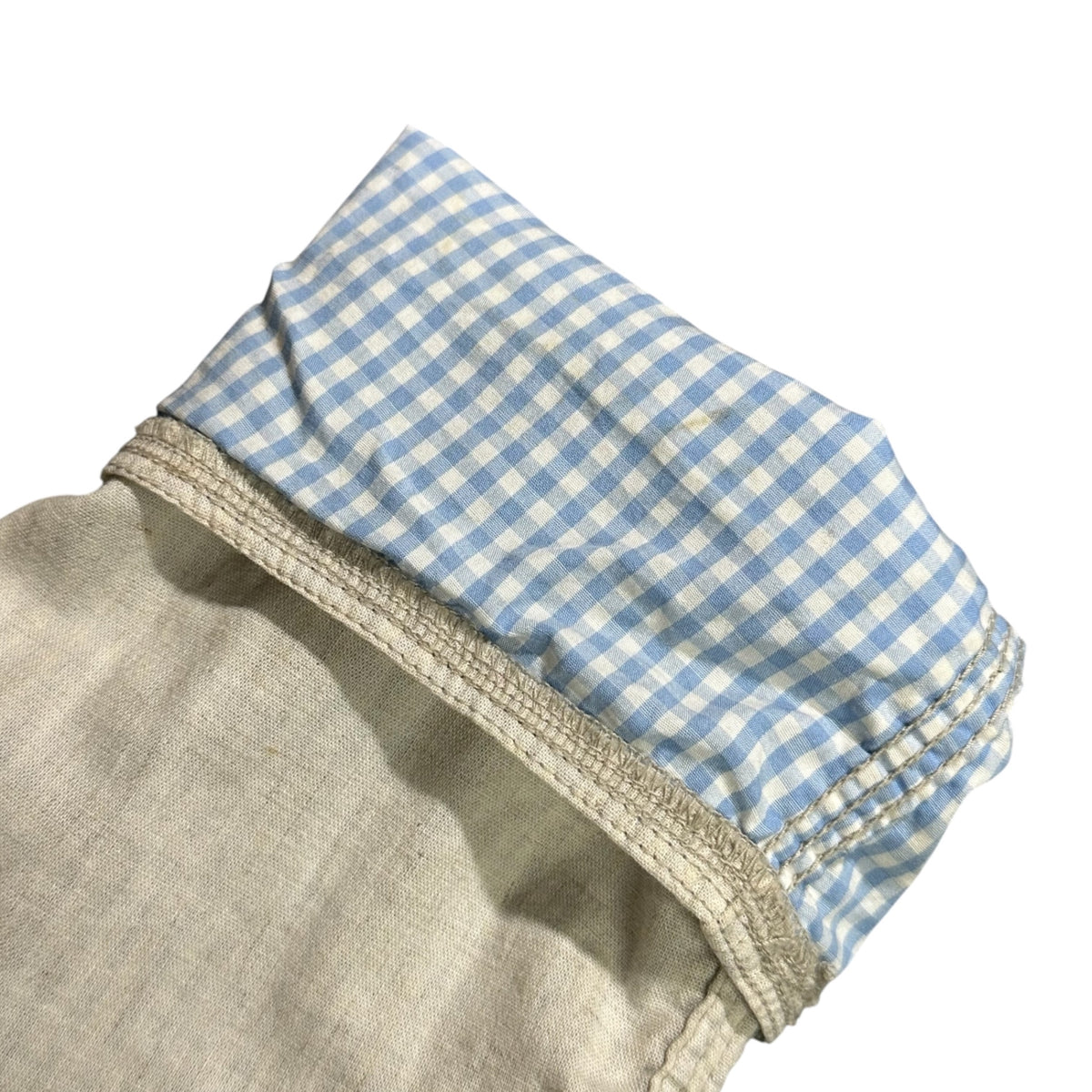 COMME des GARCONS HOMME(コムデギャルソンオム) Inner Gingham Check Cotton Jacket インナー ギンガムチェック コットン ジャケット アイボリー×ライトブルー