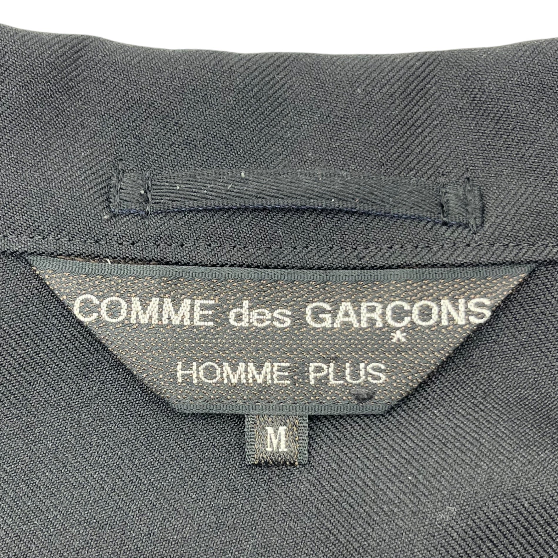 COMME des GARCONS HOMME PLUS(コムデギャルソンオムプリュス) 99AW Souvenir Kitsch stitch pullover jacket スーベニールキッチュ期 ステッチ プルオーバー ジャケット アーカイヴ PJ-04089M M ブラック 通称エルメス期 稀少品